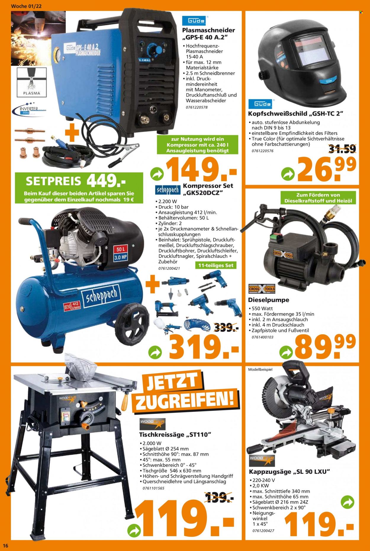 Globus Baumarkt Prospekte  - 3.01.2022 - 8.01.2022. Seite 16