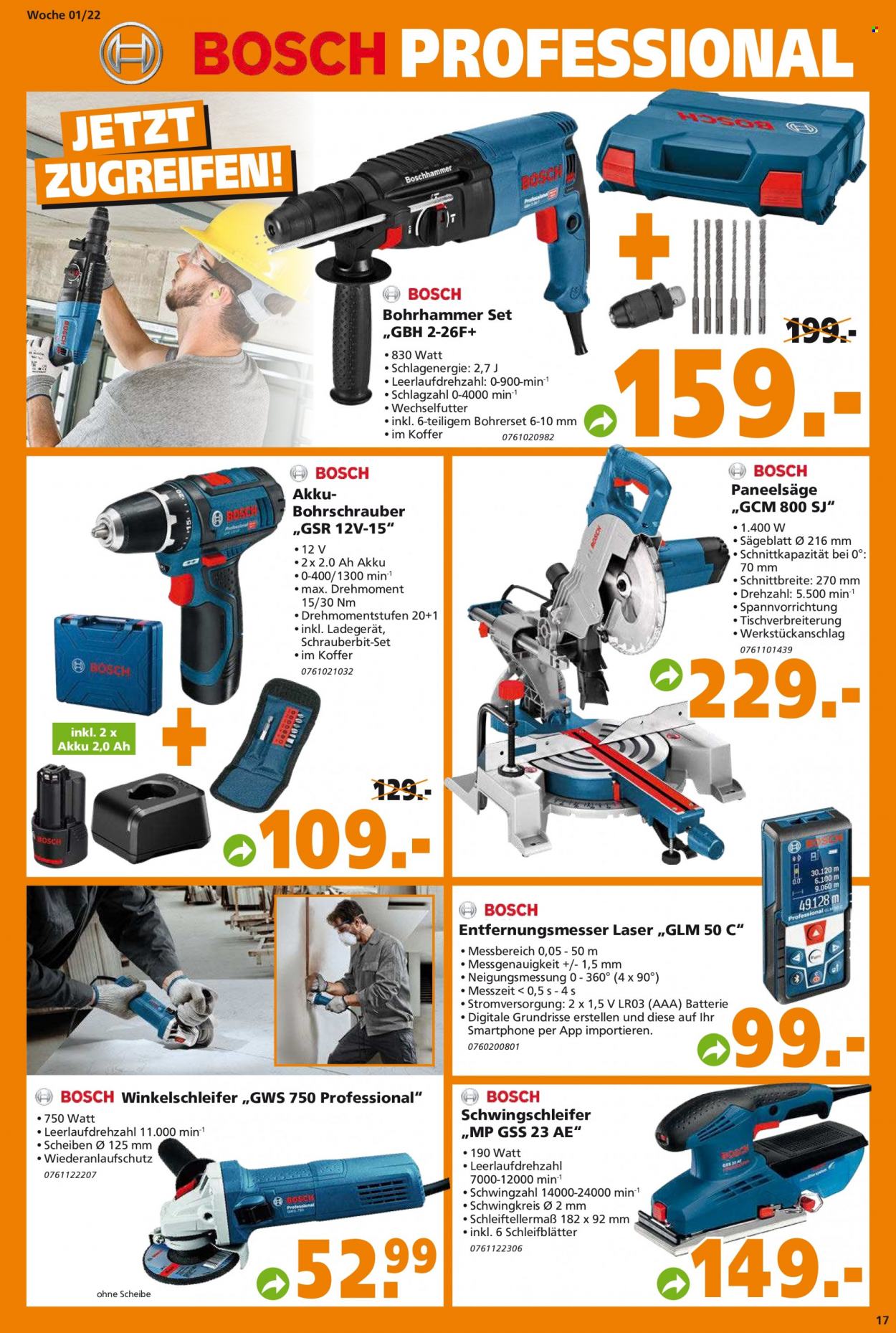 Globus Baumarkt Prospekte  - 3.01.2022 - 8.01.2022. Seite 17