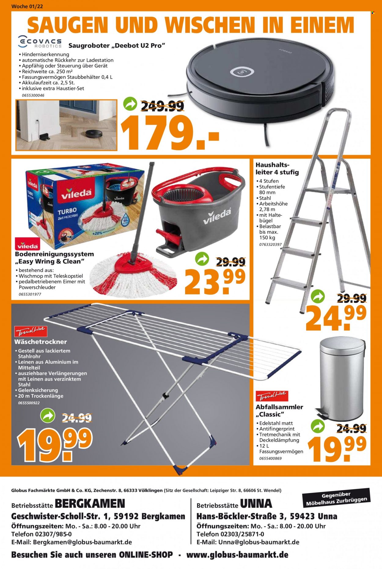 Globus Baumarkt Prospekte  - 3.01.2022 - 8.01.2022. Seite 24