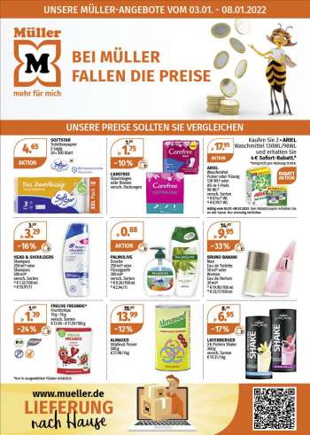 Prospekte Müller - 3.01.2022 - 8.01.2022.