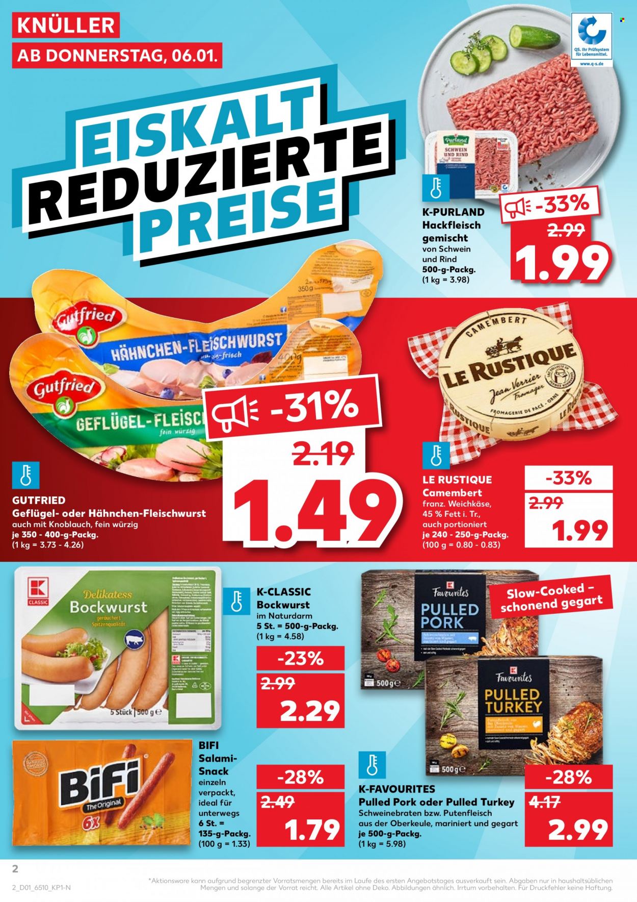 Kaufland Prospekte  - 6.01.2022 - 12.01.2022. Seite 2