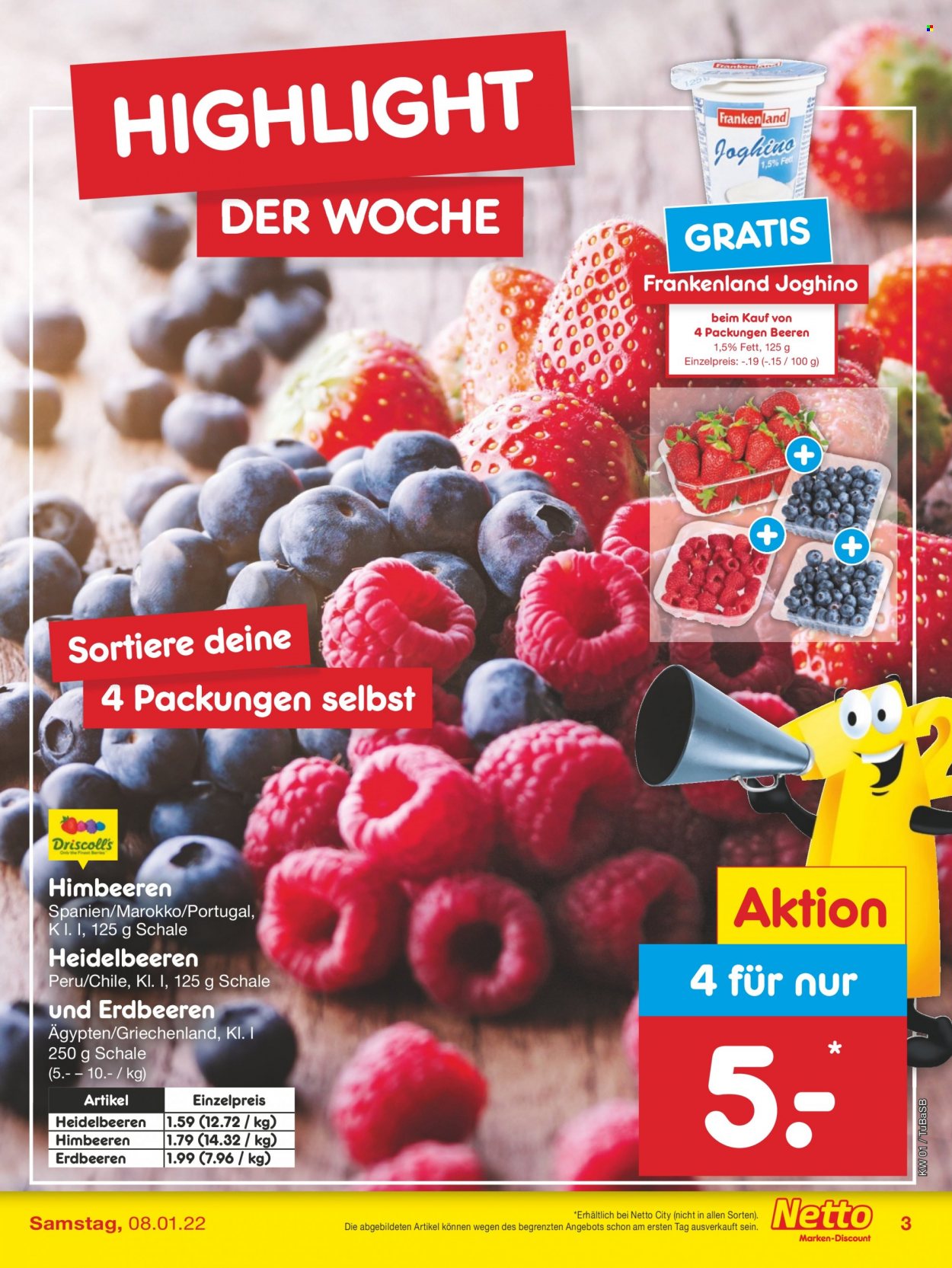 Netto Marken-Discount Prospekte  - 3.01.2022 - 8.01.2022. Seite 3