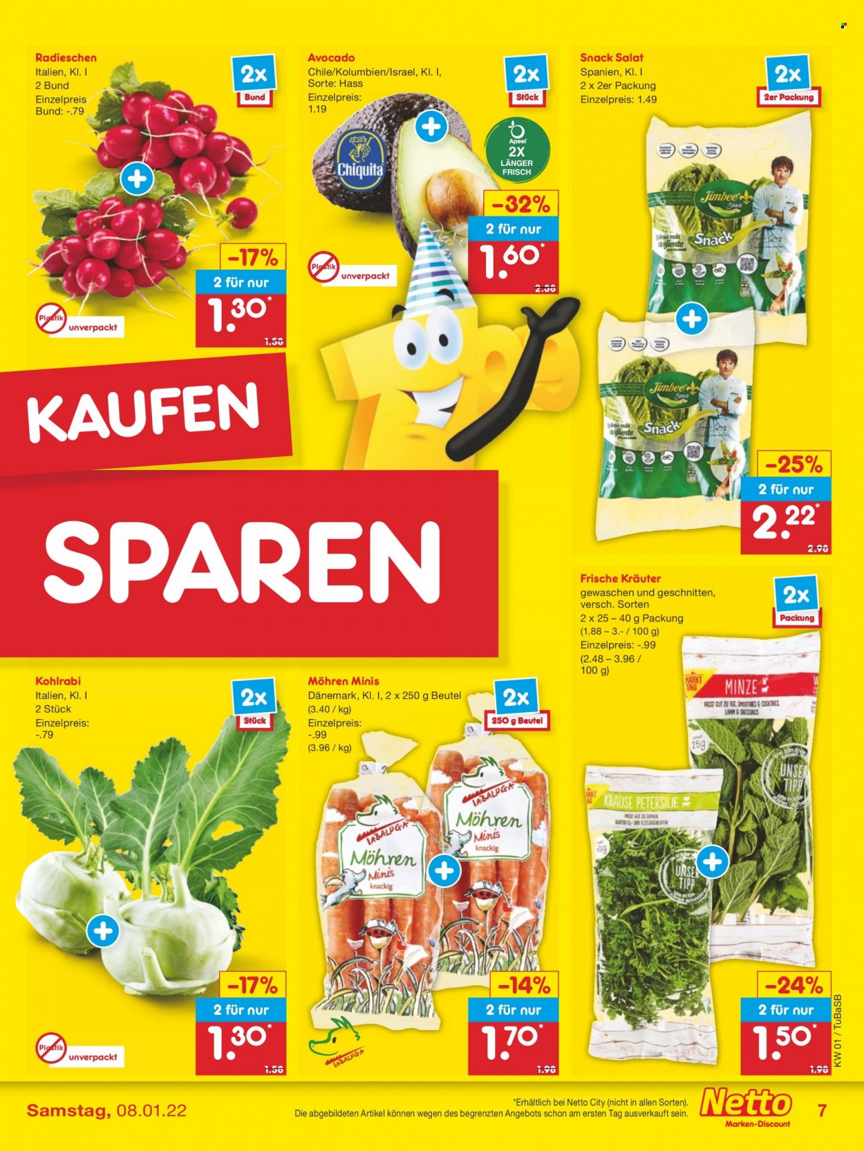 Netto Marken-Discount Prospekte  - 3.01.2022 - 8.01.2022. Seite 7