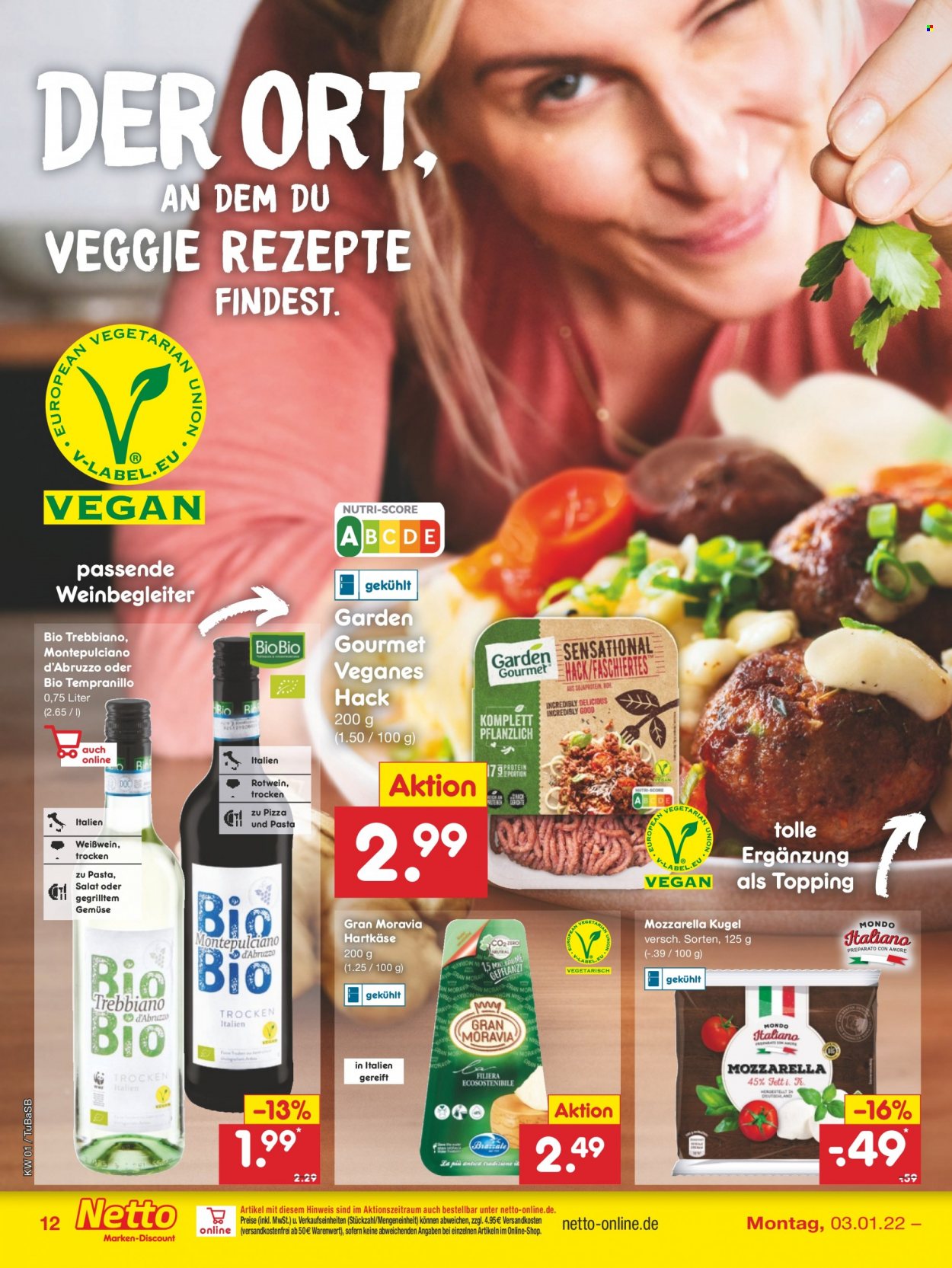 Netto Marken-Discount Prospekte  - 3.01.2022 - 8.01.2022. Seite 12