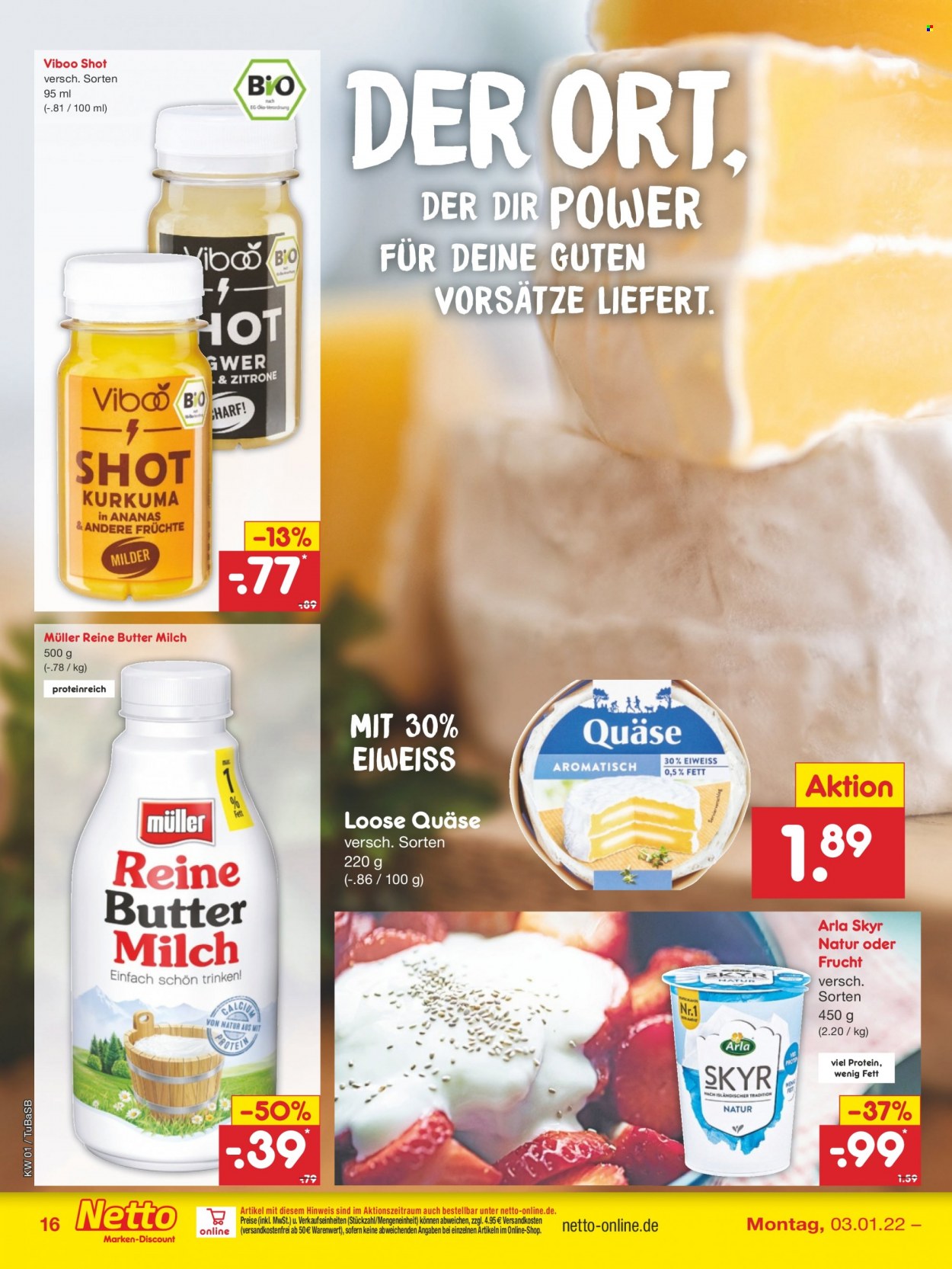 Netto Marken-Discount Prospekte  - 3.01.2022 - 8.01.2022. Seite 16