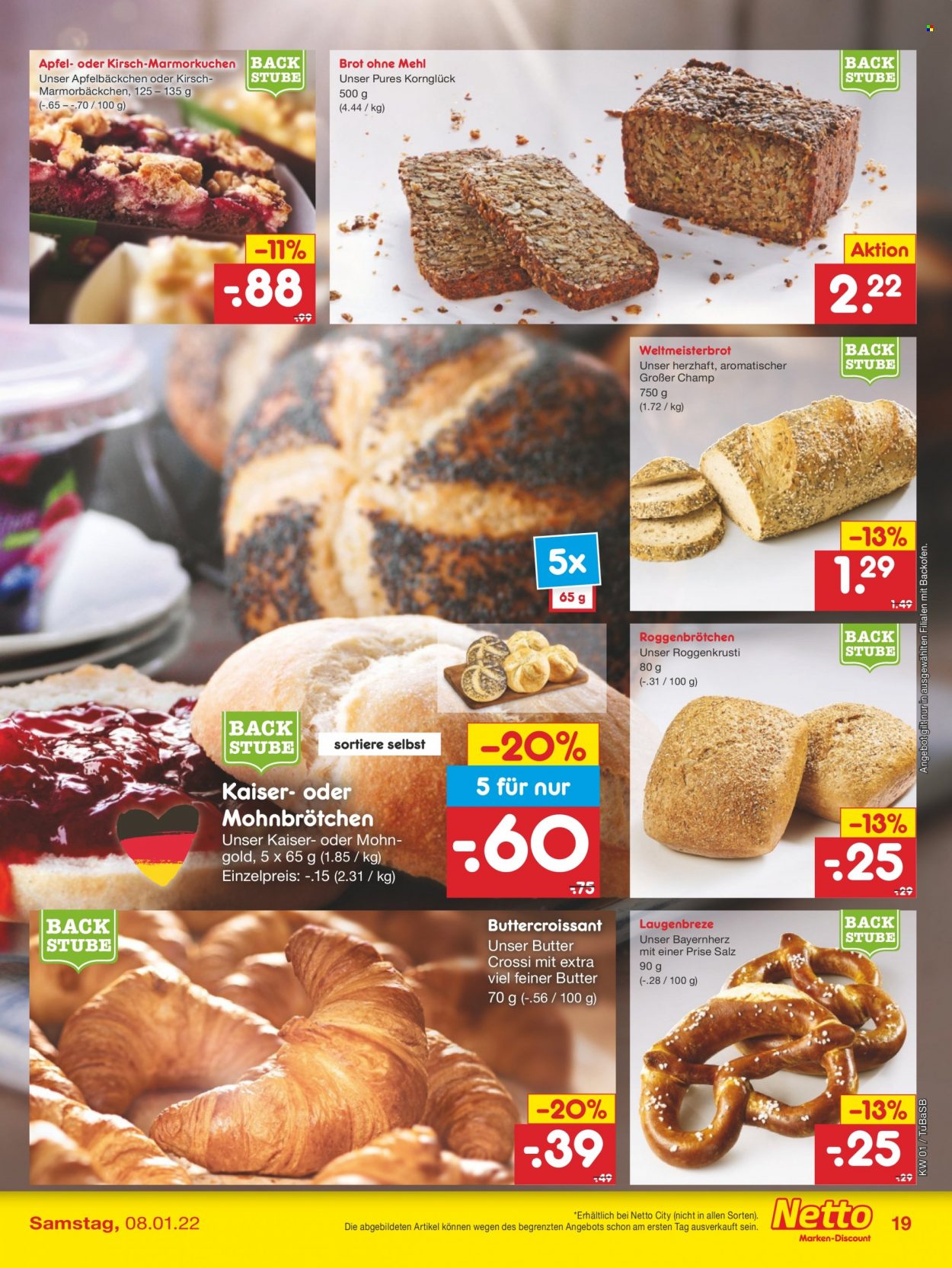 Netto Marken-Discount Prospekte  - 3.01.2022 - 8.01.2022. Seite 19