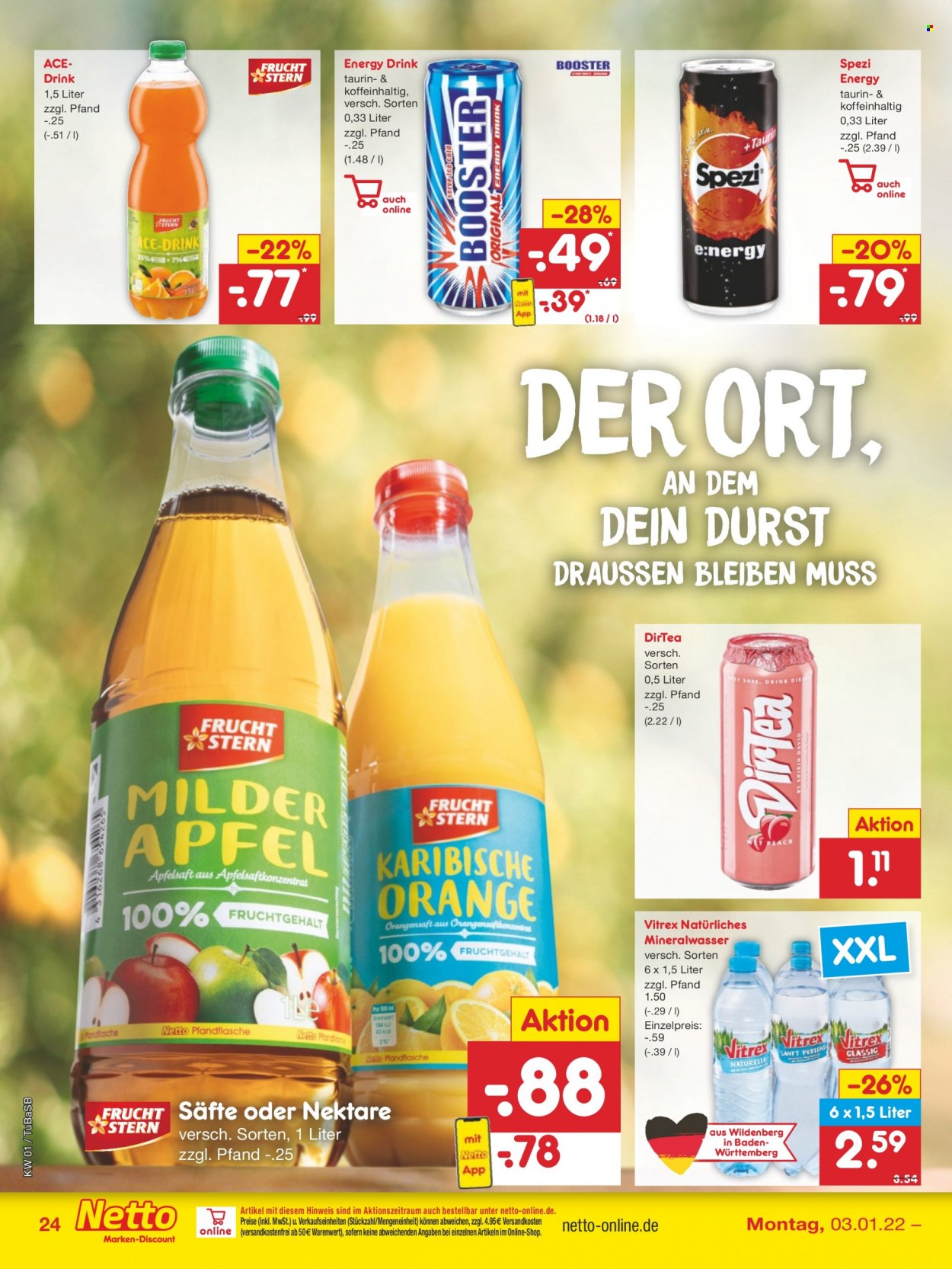 Netto Marken-Discount Prospekte  - 3.01.2022 - 8.01.2022. Seite 24
