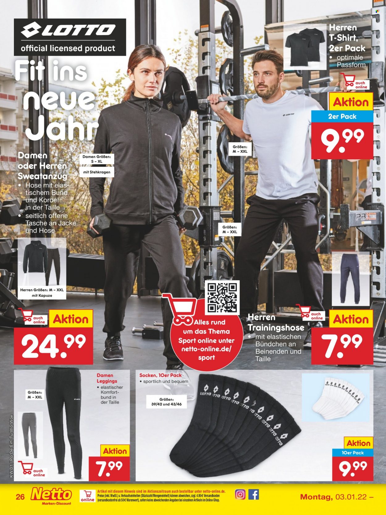 Netto Marken-Discount Prospekte  - 3.01.2022 - 8.01.2022. Seite 26