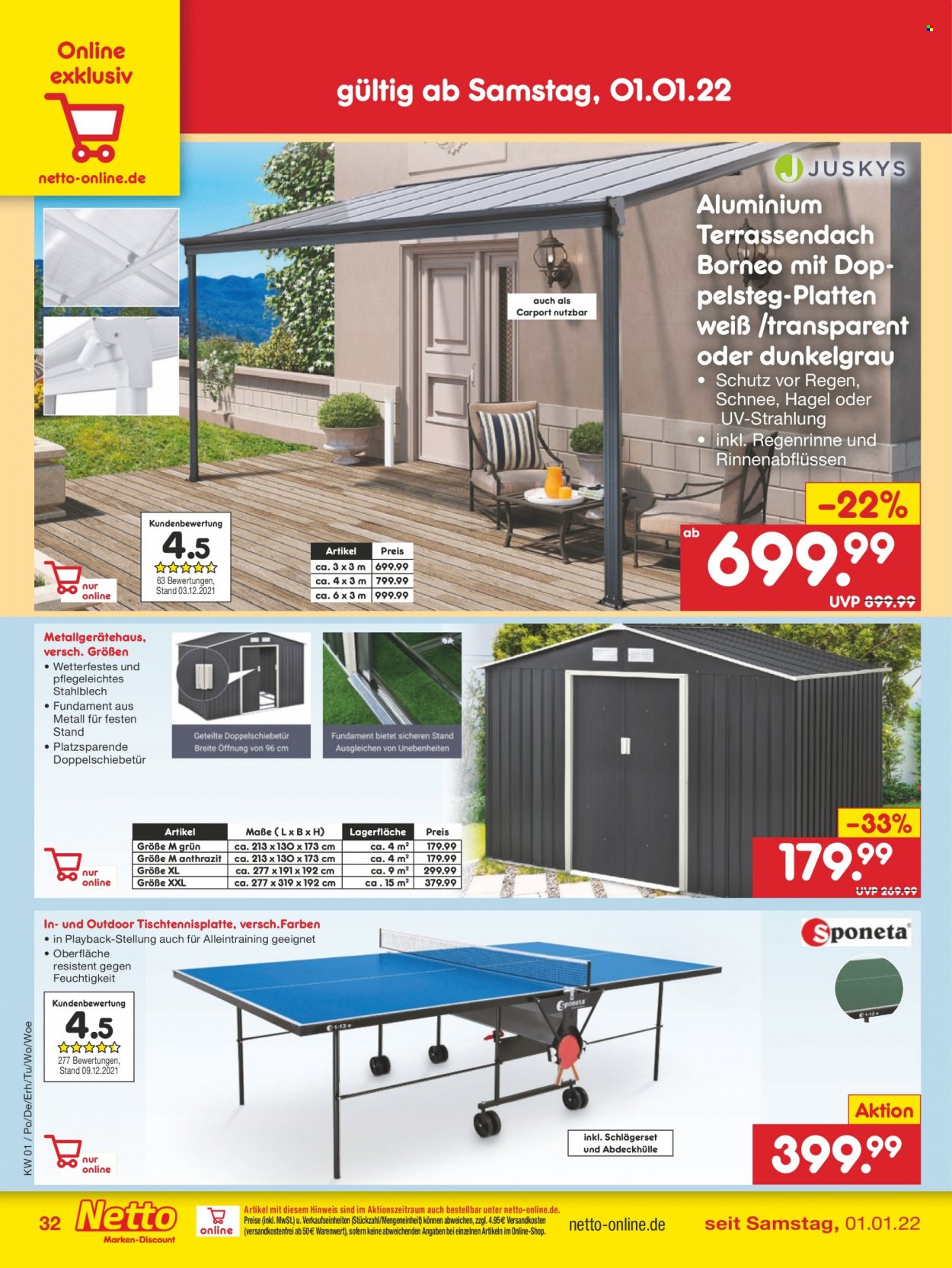 Netto Marken-Discount Prospekte  - 3.01.2022 - 8.01.2022. Seite 32