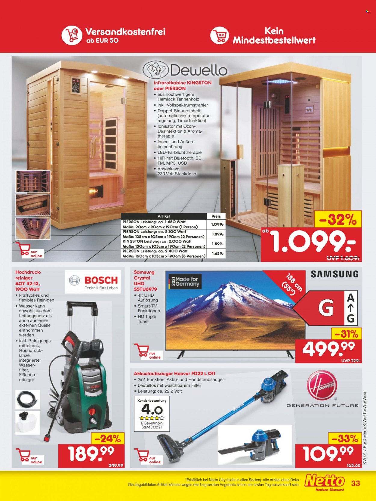 Netto Marken-Discount Prospekte  - 3.01.2022 - 8.01.2022. Seite 33