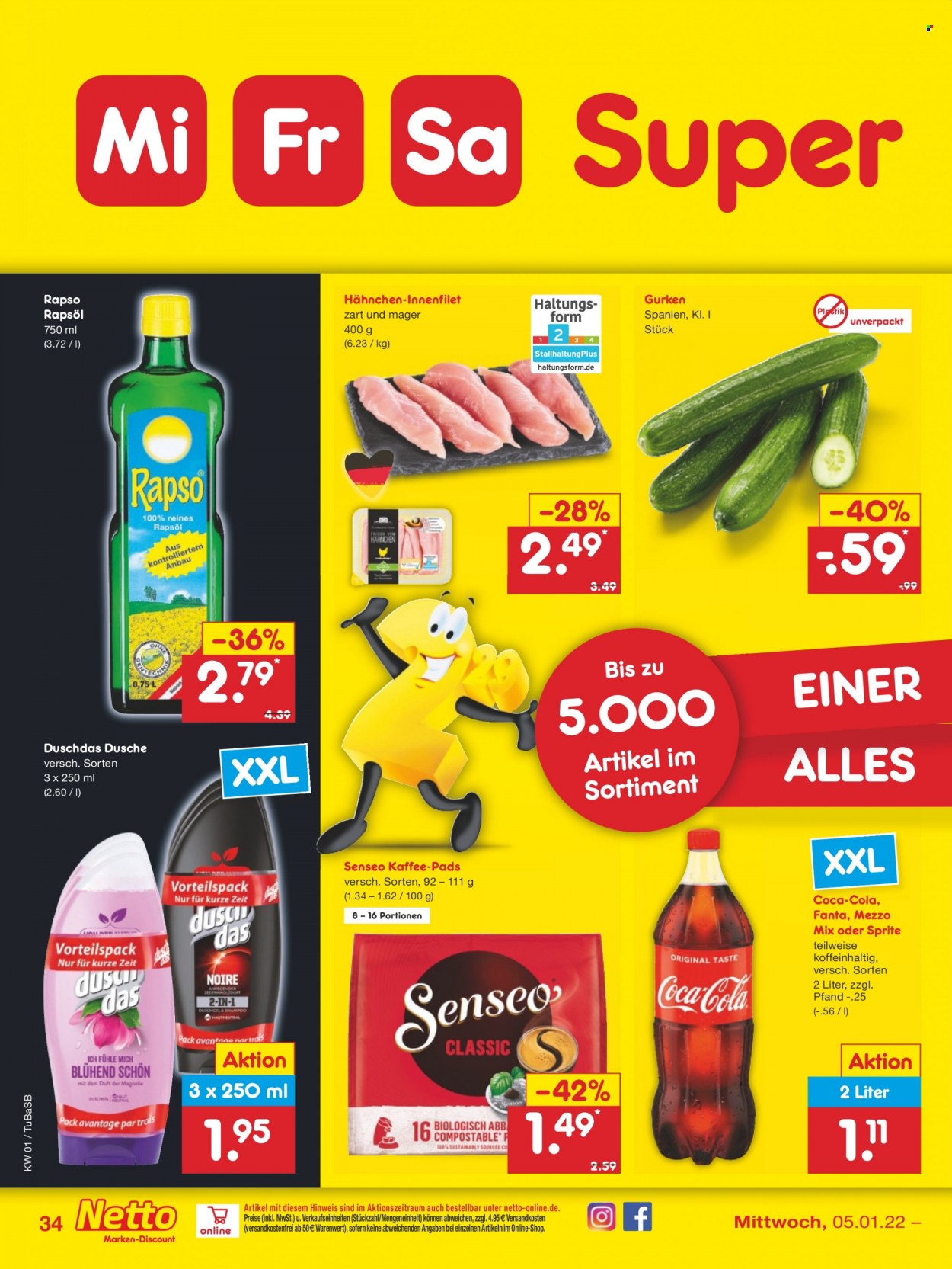 Netto Marken-Discount Prospekte  - 3.01.2022 - 8.01.2022. Seite 34