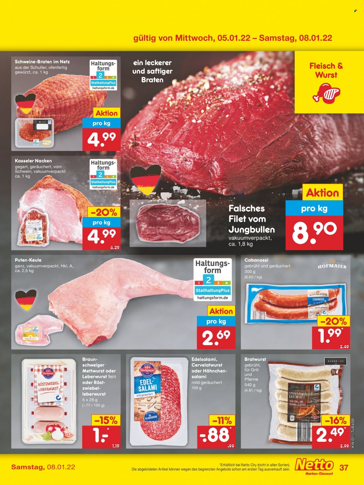 Netto Marken-Discount Prospekte  - 3.01.2022 - 8.01.2022. Seite 37