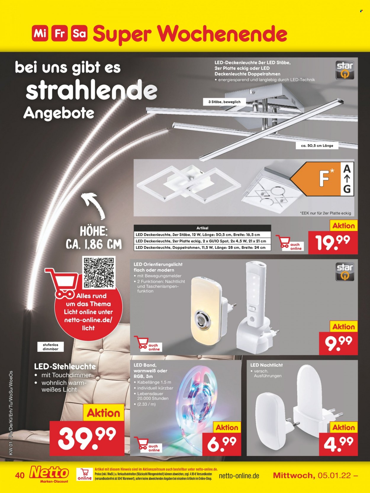 Netto Marken-Discount Prospekte  - 3.01.2022 - 8.01.2022. Seite 40