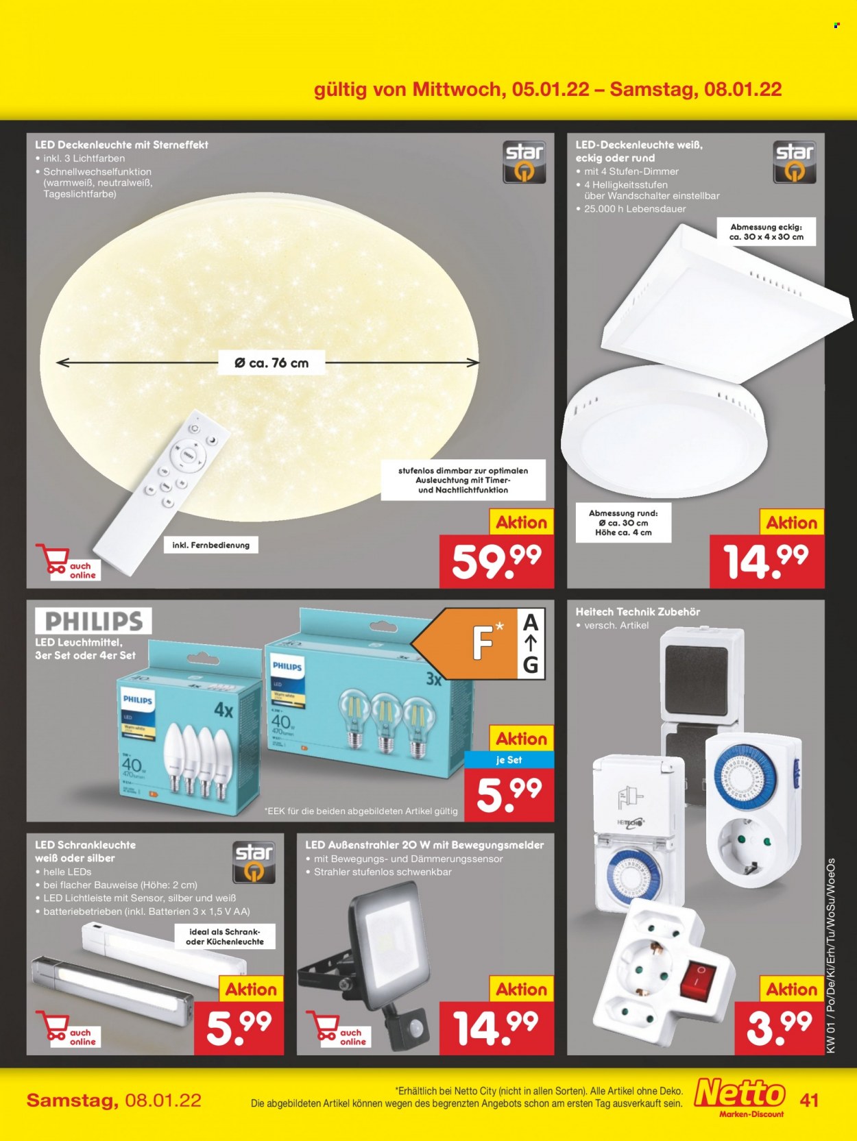 Netto Marken-Discount Prospekte  - 3.01.2022 - 8.01.2022. Seite 41