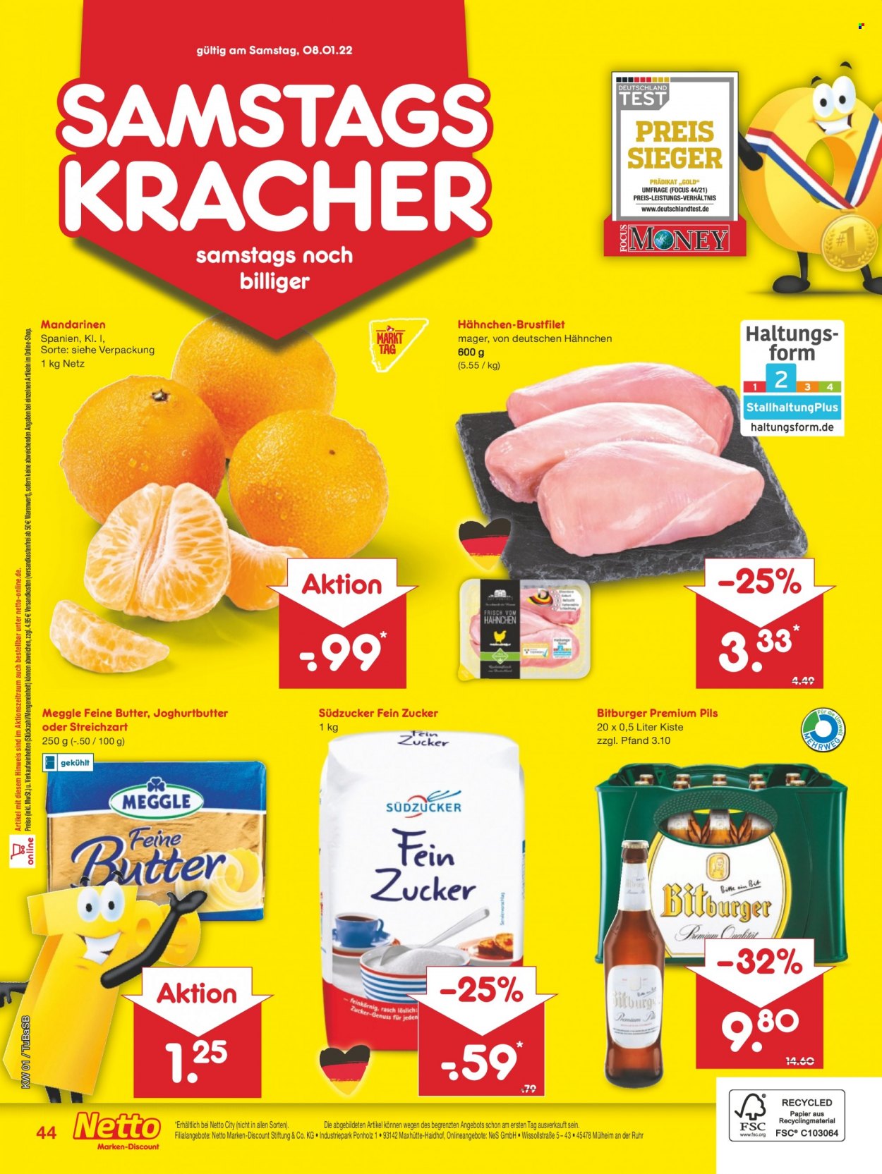 Netto Marken-Discount Prospekte  - 3.01.2022 - 8.01.2022. Seite 44