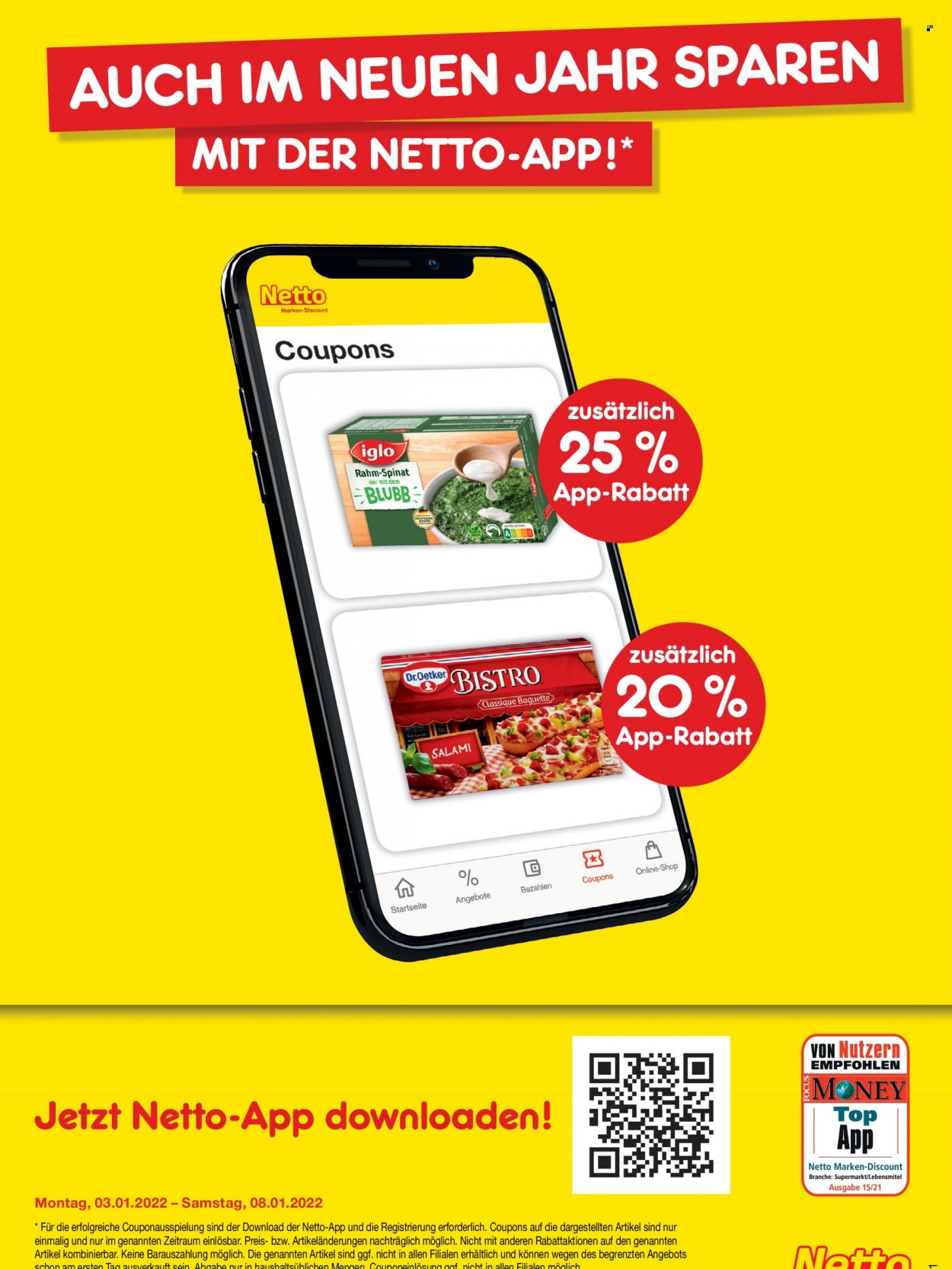 Netto Marken-Discount Prospekte  - 3.01.2022 - 8.01.2022. Seite 45