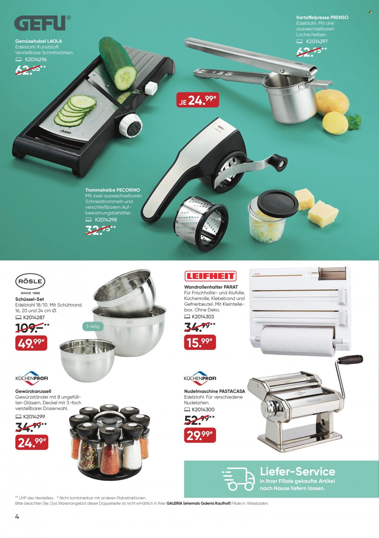 GALERIA Karstadt Kaufhof Prospekte  - 3.01.2022 - 9.01.2022. Seite 4