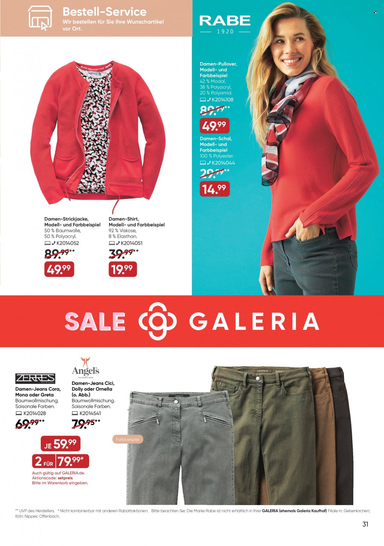 GALERIA Karstadt Kaufhof Prospekte  - 3.01.2022 - 9.01.2022. Seite 31