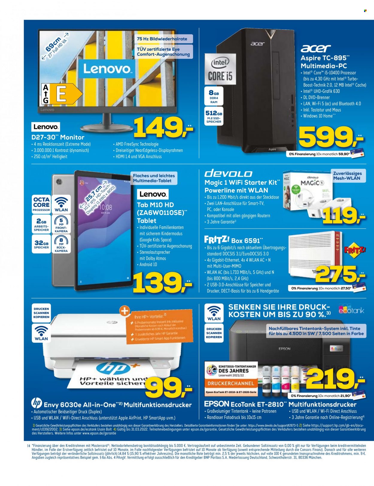 Euronics Prospekte  - 5.01.2022 - 11.01.2022. Seite 14