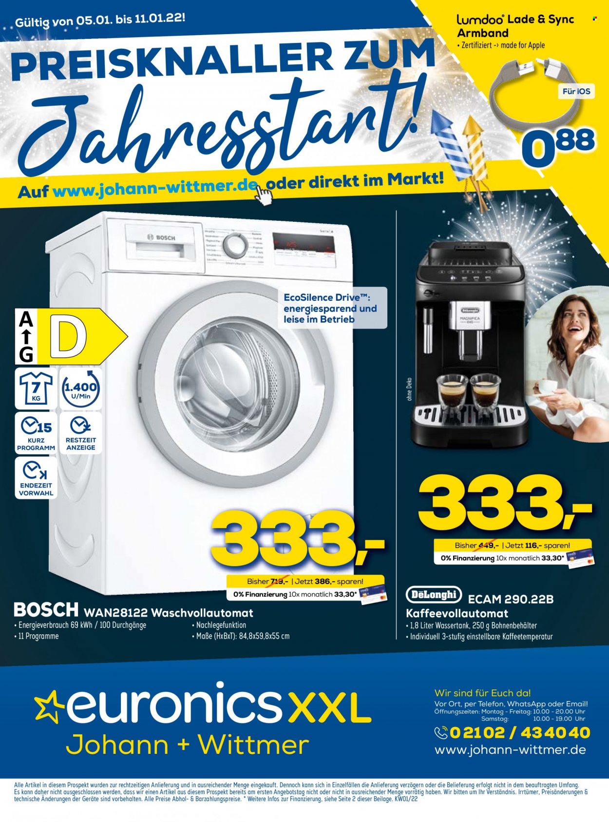 Euronics Prospekte  - 5.01.2022 - 11.01.2022. Seite 1