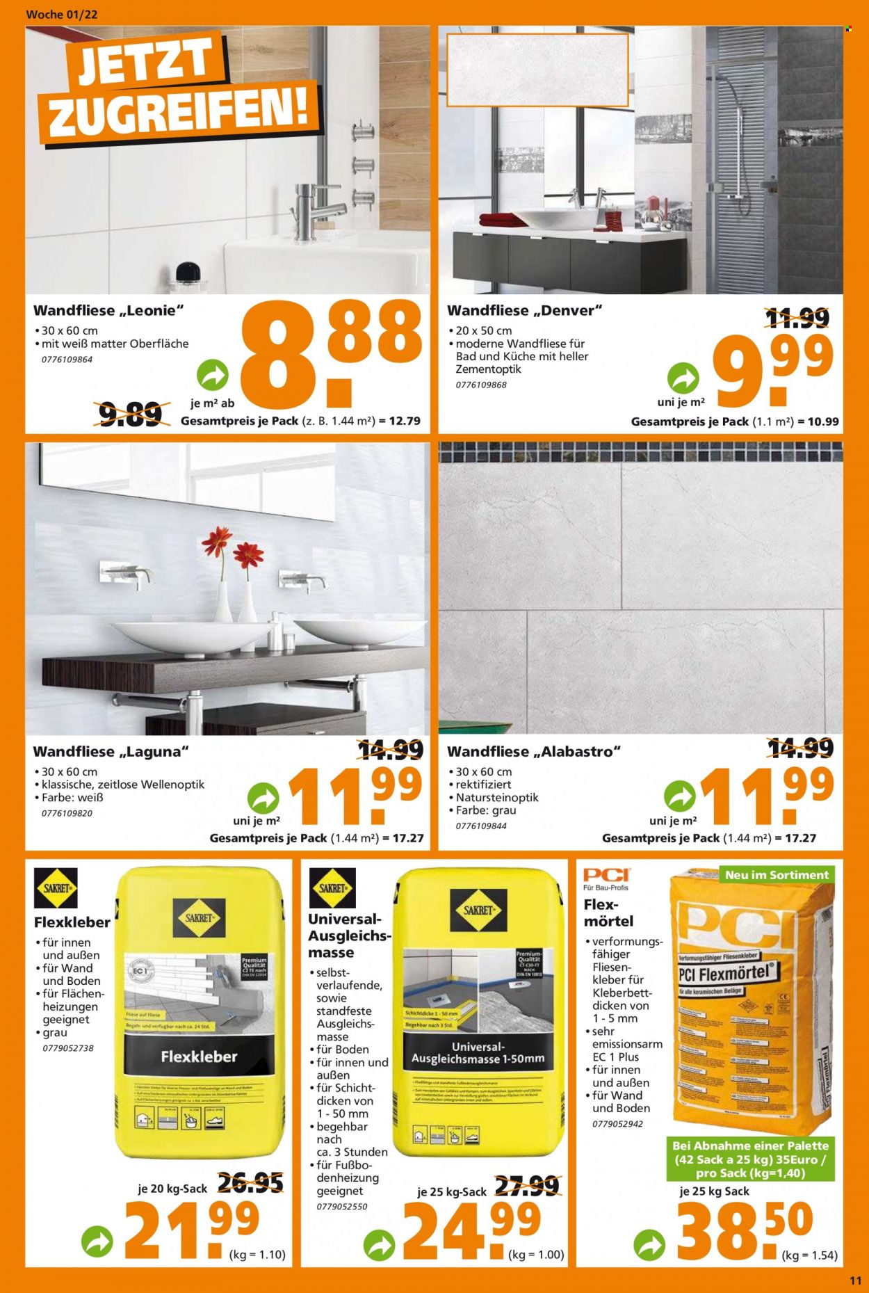 Globus Baumarkt Prospekte  - 4.01.2022 - 11.01.2022. Seite 11