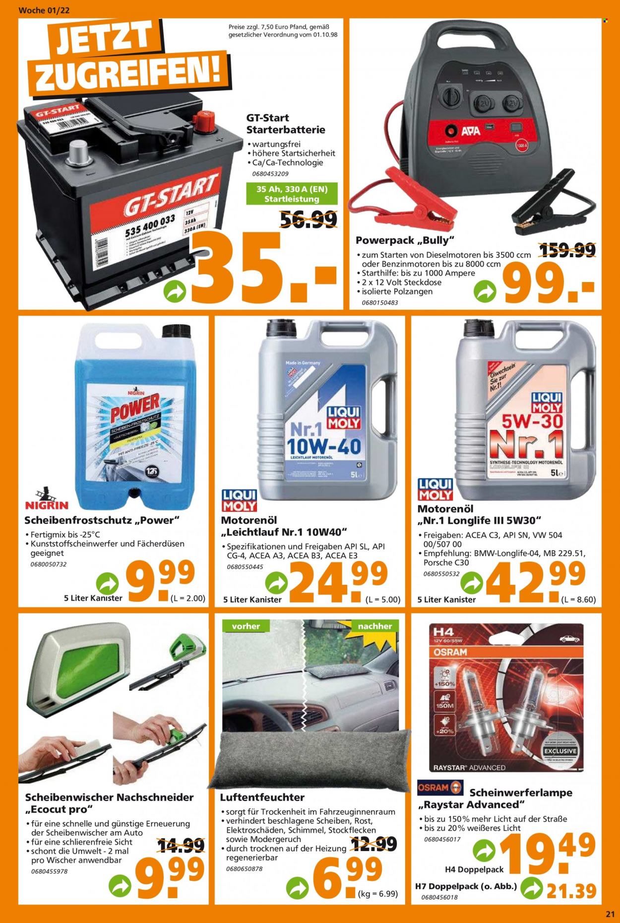 Globus Baumarkt Prospekte  - 4.01.2022 - 11.01.2022. Seite 21