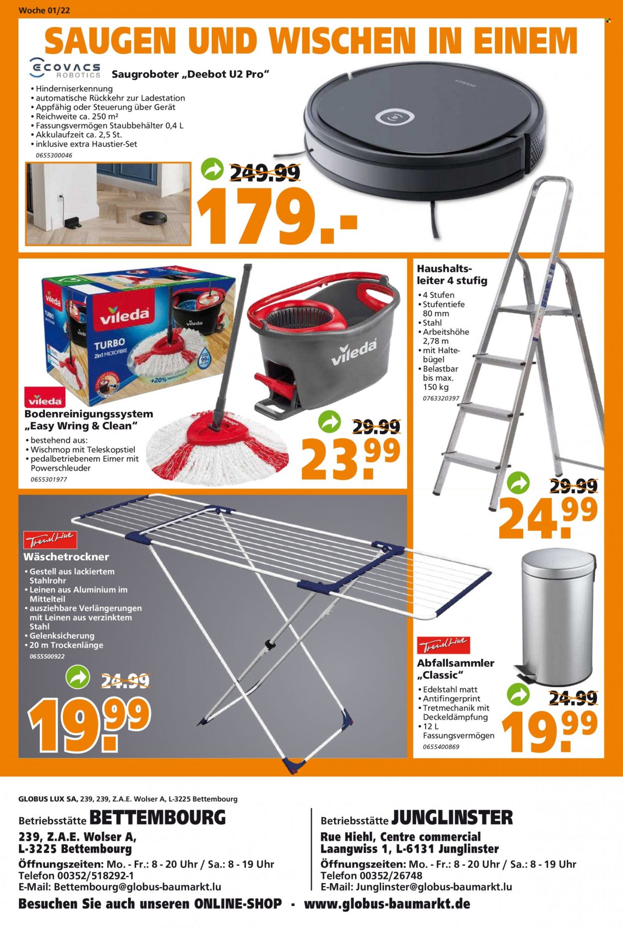 Globus Baumarkt Prospekte  - 4.01.2022 - 11.01.2022. Seite 24