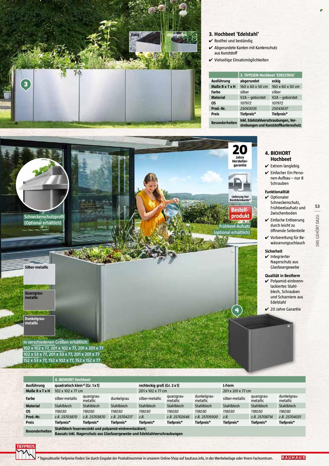 Bauhaus Prospekte  - 6.01.2022 - 30.06.2022. Seite 53