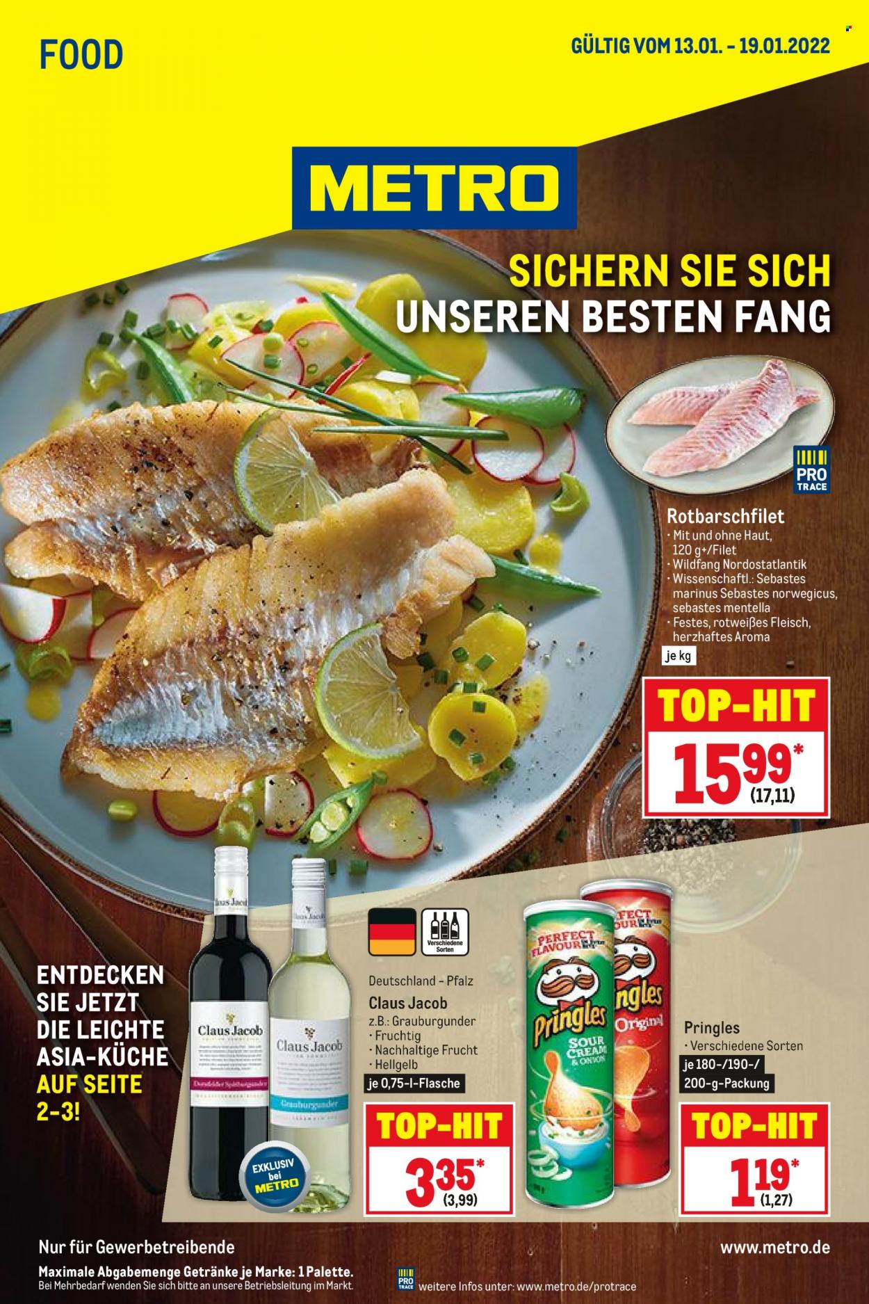 Metro Prospekte  - 13.01.2022 - 19.01.2022. Seite 1