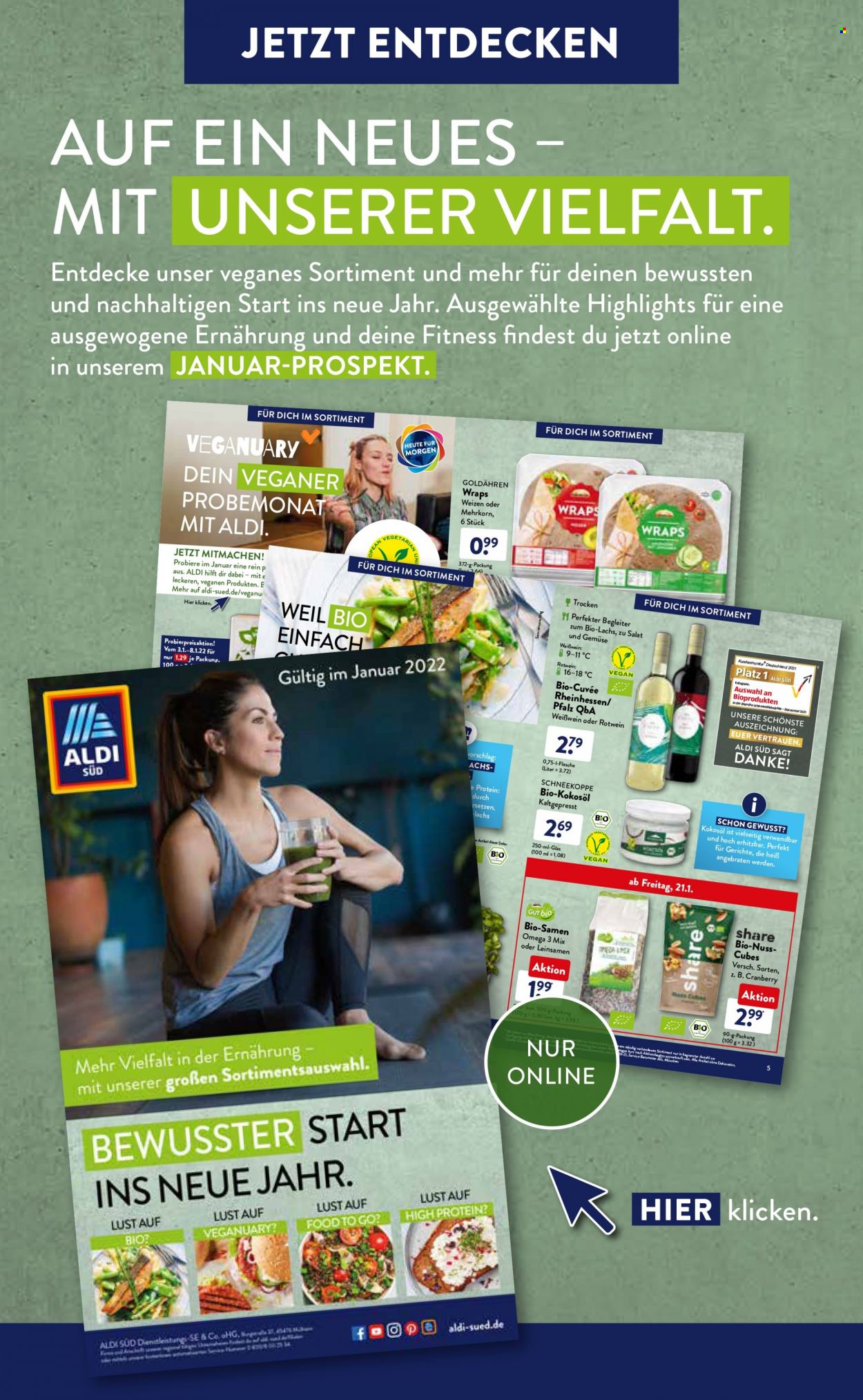 ALDI SÜD Prospekte  - 24.01.2022 - 29.01.2022. Seite 18