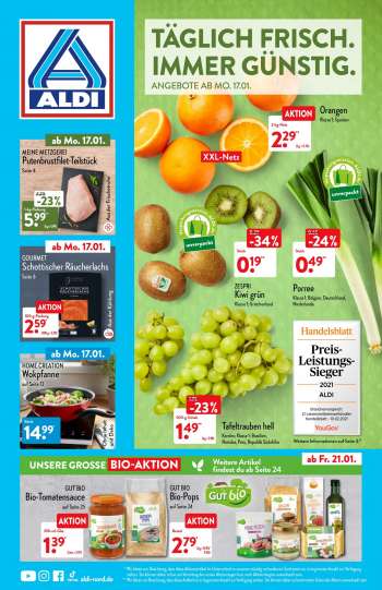 Prospekte ALDI Nord - 17.01.2022 - 22.01.2022.
