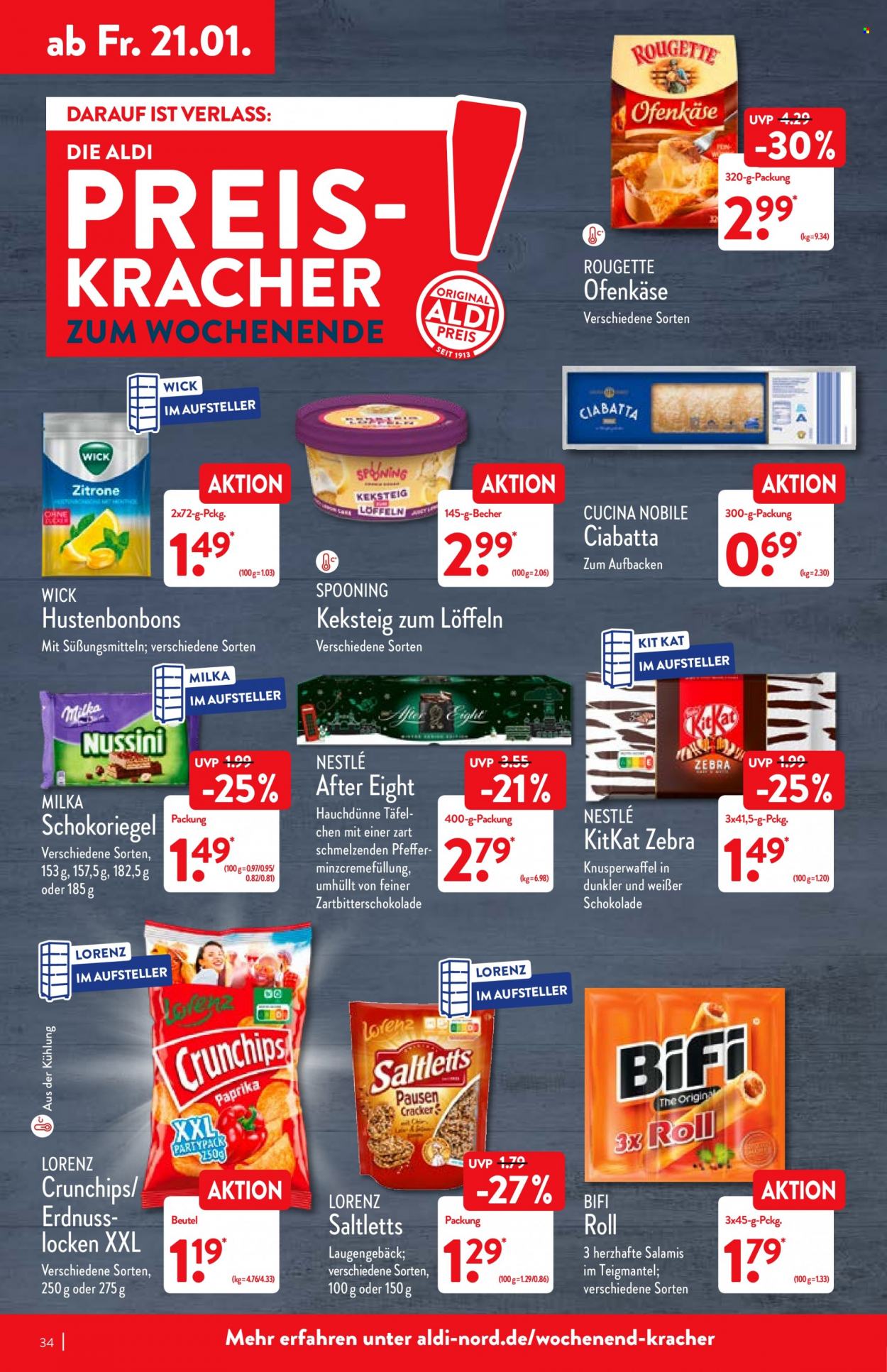 ALDI Nord Prospekte  - 17.01.2022 - 22.01.2022. Seite 34