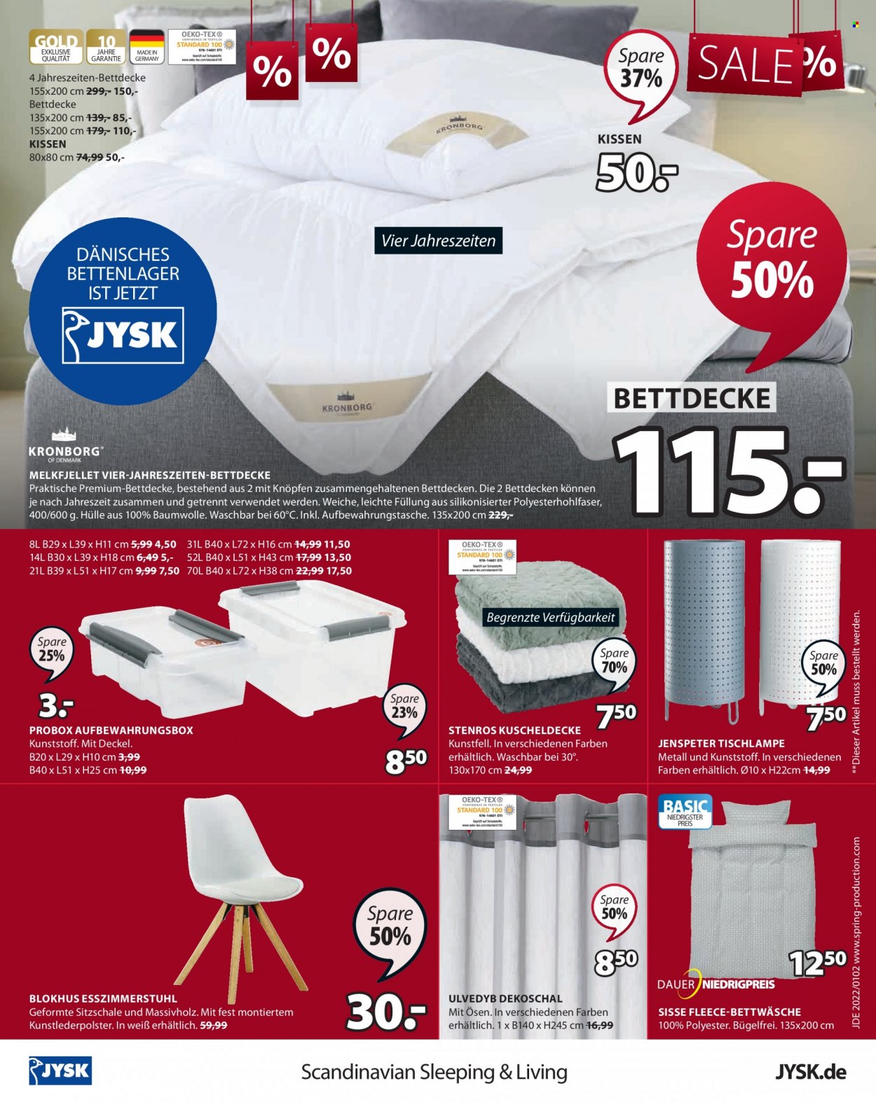 JYSK Prospekte  - 9.01.2022 - 15.01.2022. Seite 16