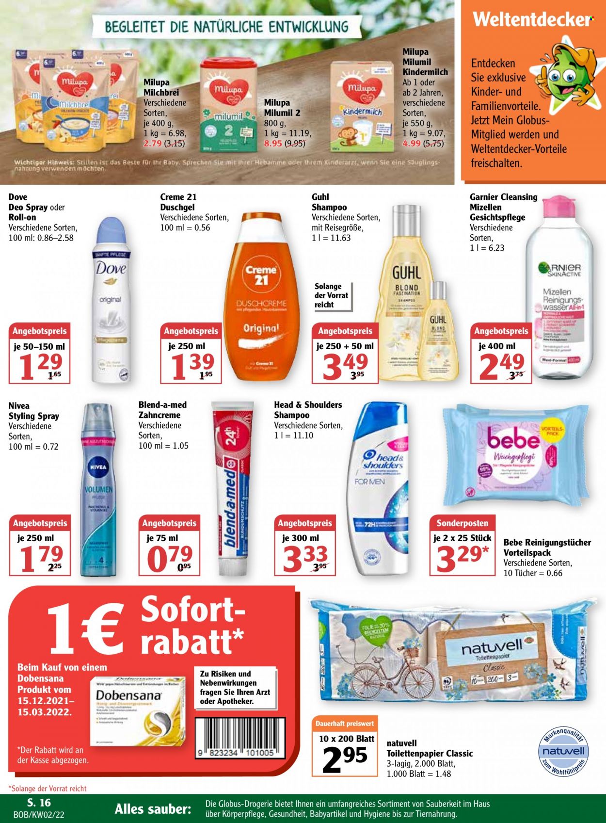 Globus Prospekte  - 10.01.2022 - 15.01.2022. Seite 16