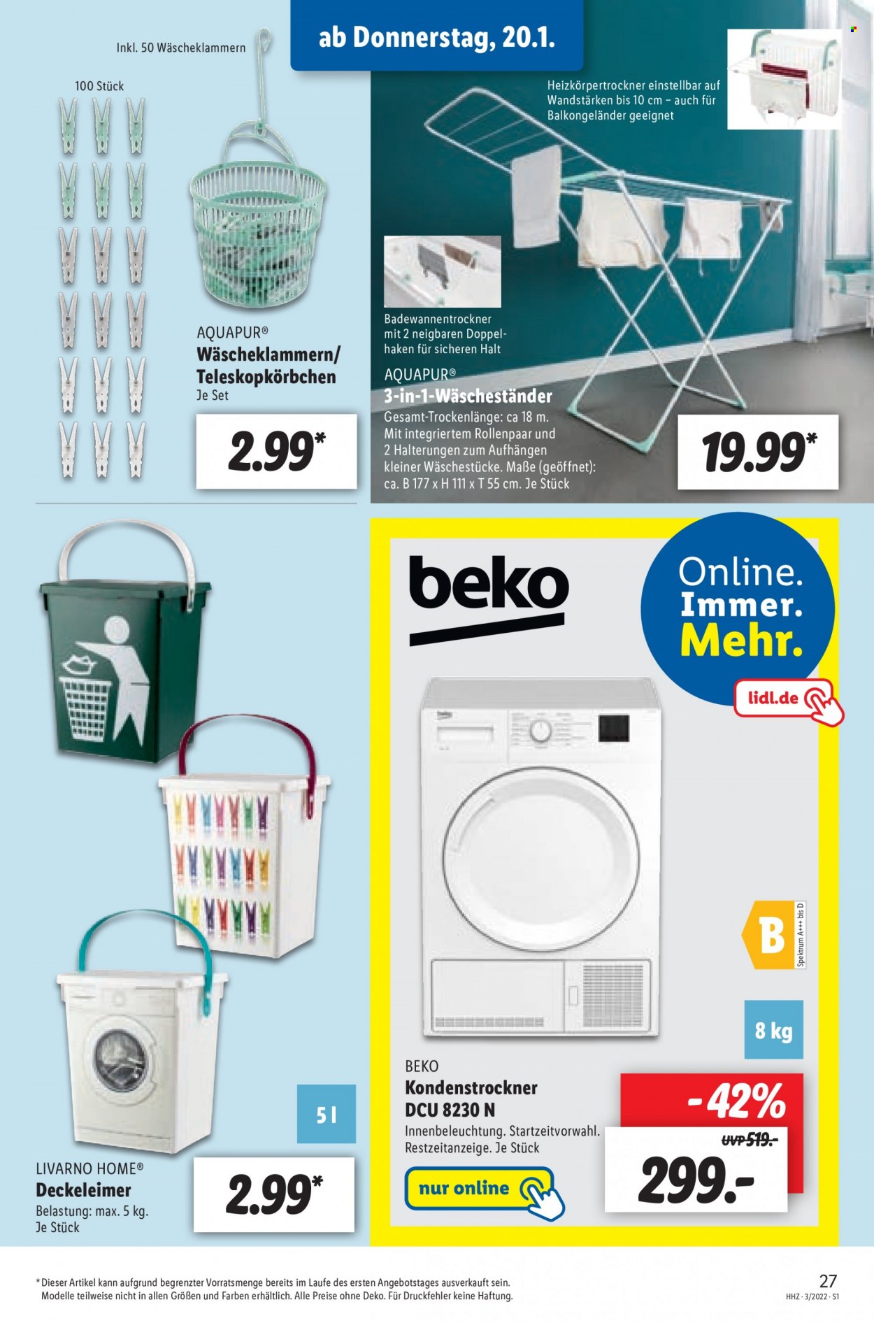 Lidl Prospekte  - 17.01.2022 - 22.01.2022. Seite 27