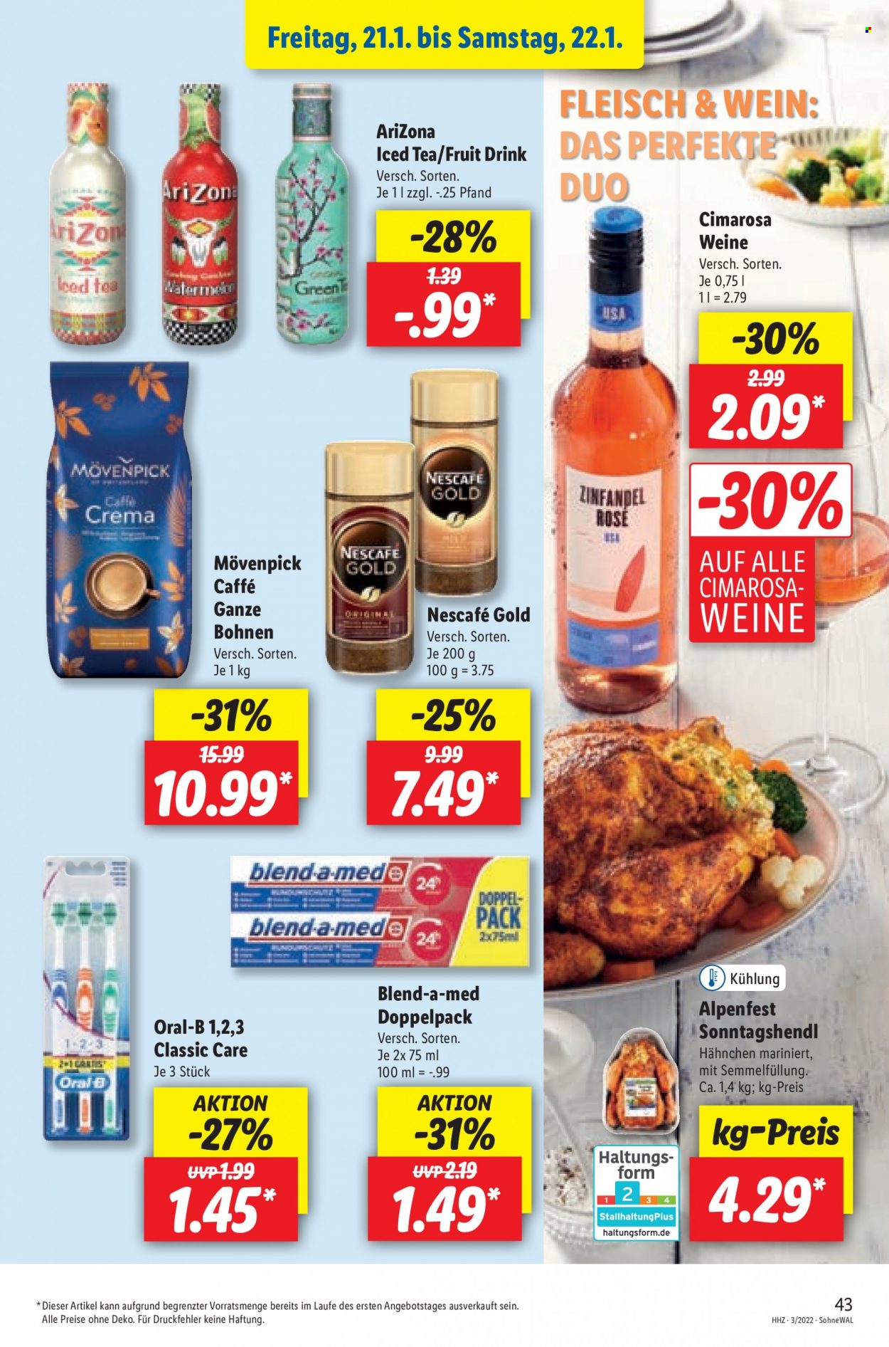 Lidl Prospekte  - 17.01.2022 - 22.01.2022. Seite 43