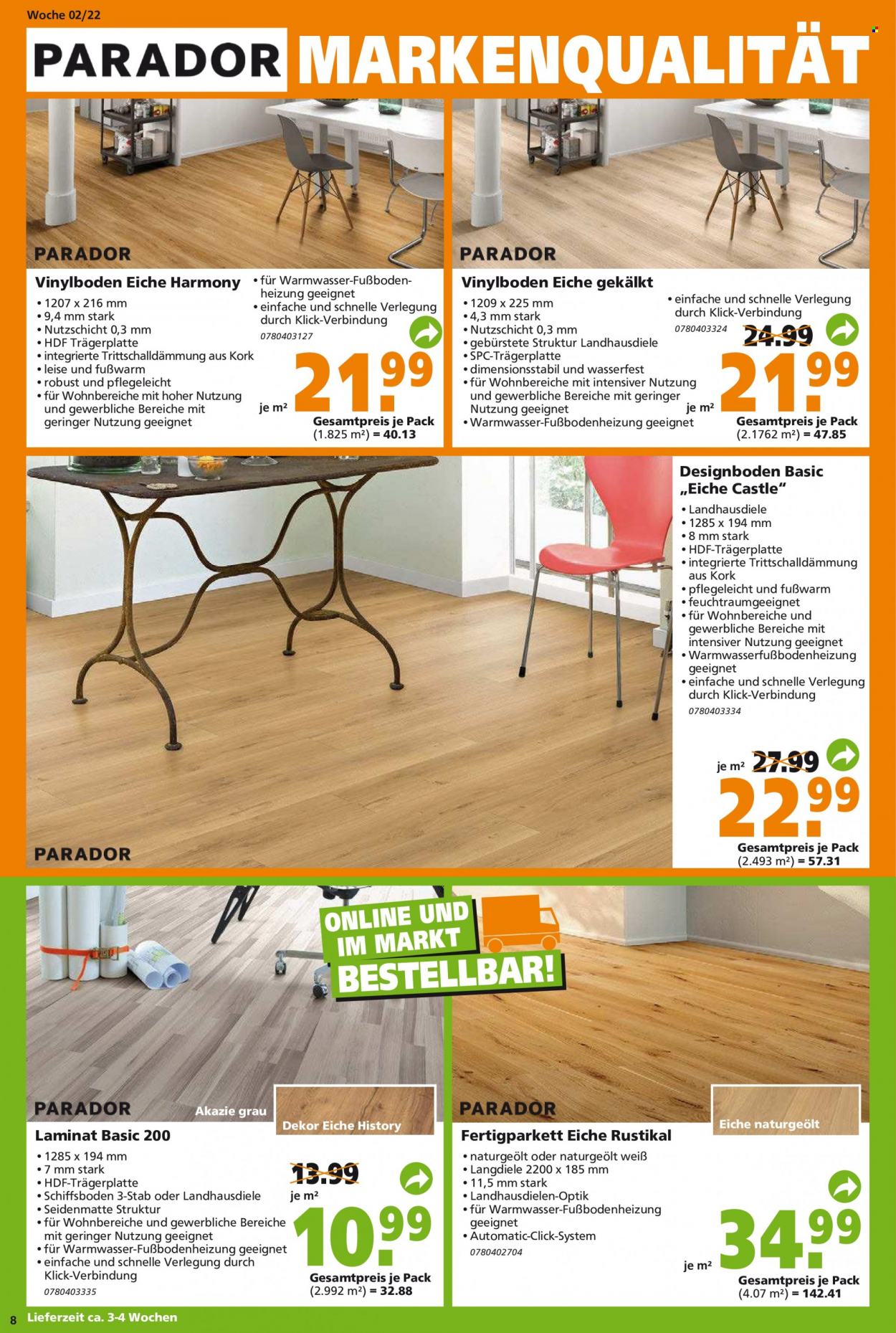 Globus Baumarkt Prospekte  - 10.01.2022 - 15.01.2022. Seite 8