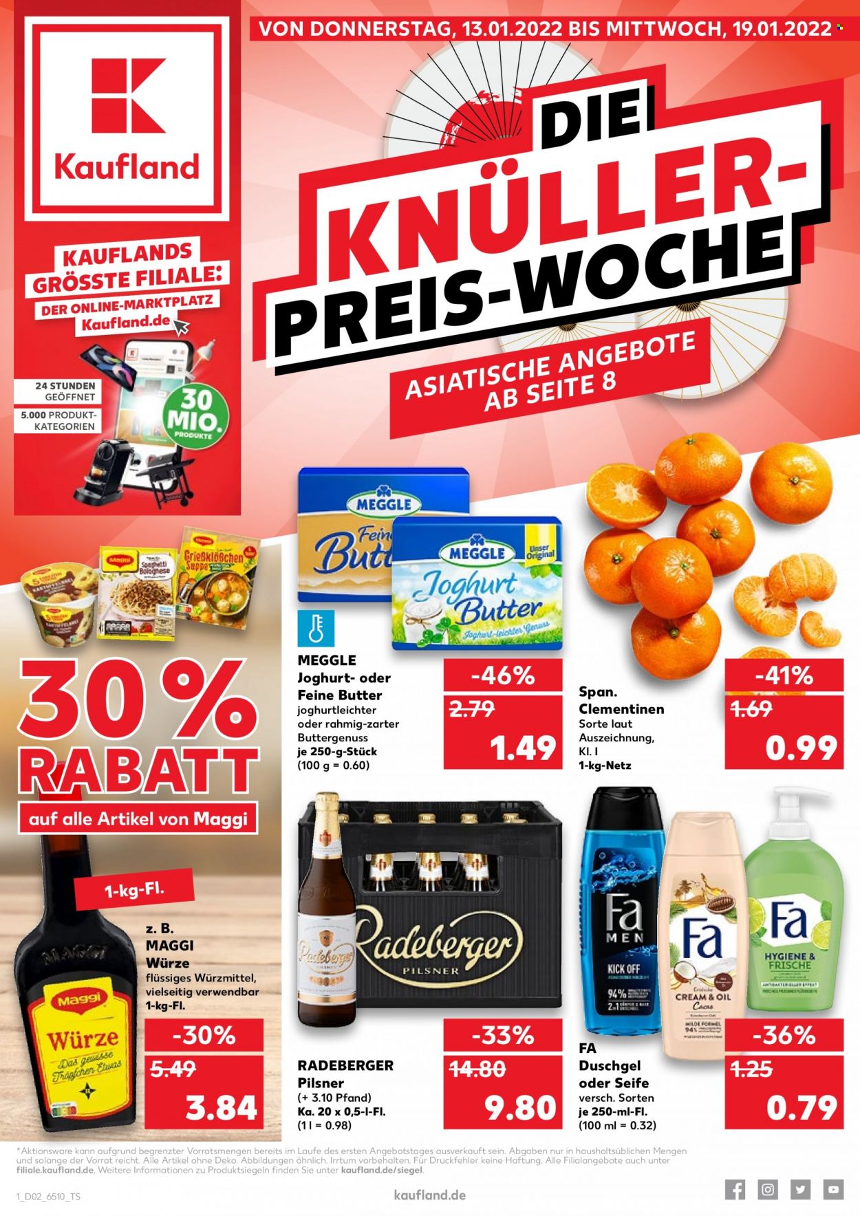 Kaufland Prospekte  - 13.01.2022 - 19.01.2022. Seite 1