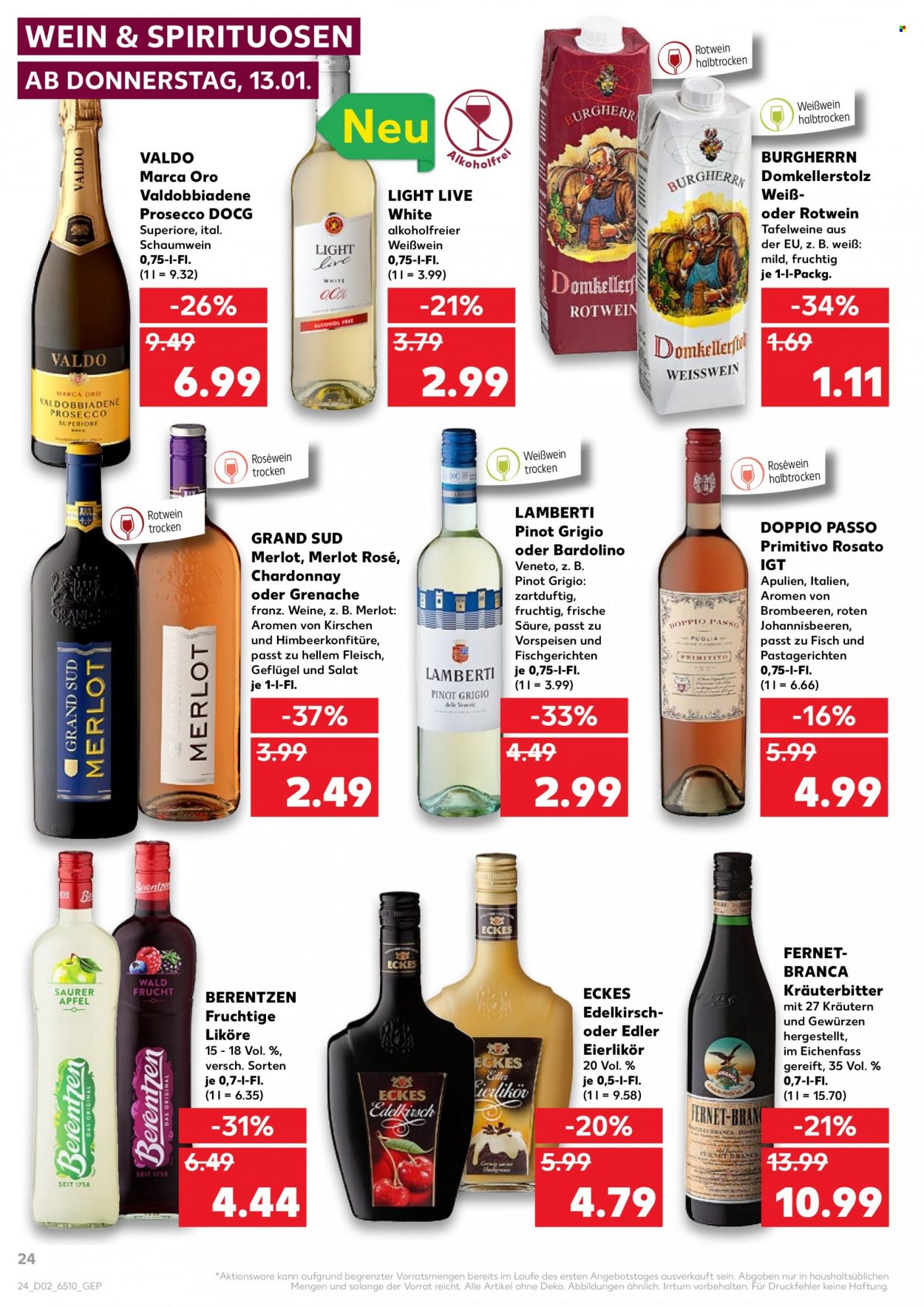 Kaufland Prospekte  - 13.01.2022 - 19.01.2022. Seite 24