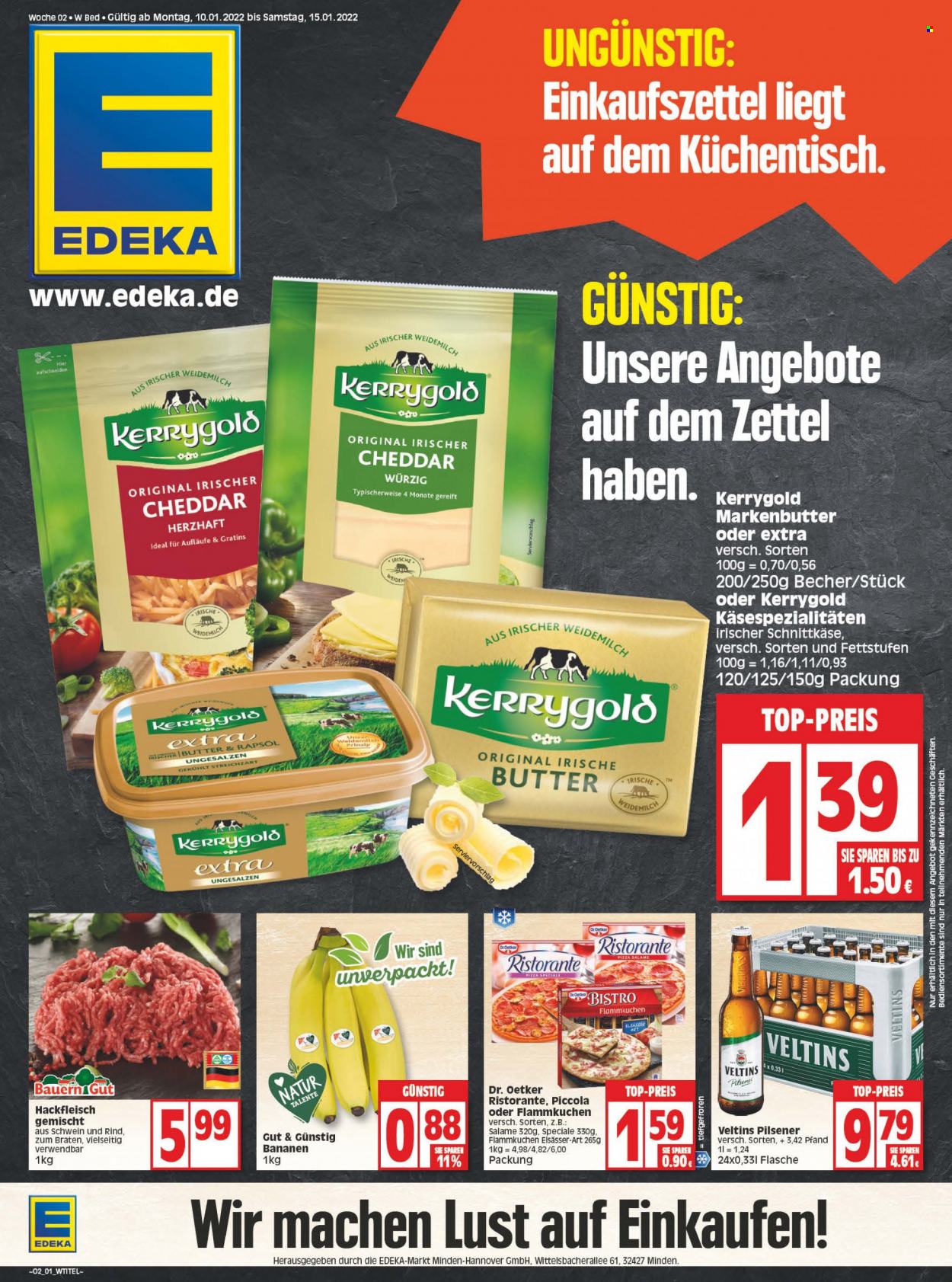 Edeka Prospekte  - 10.01.2022 - 15.01.2022. Seite 1