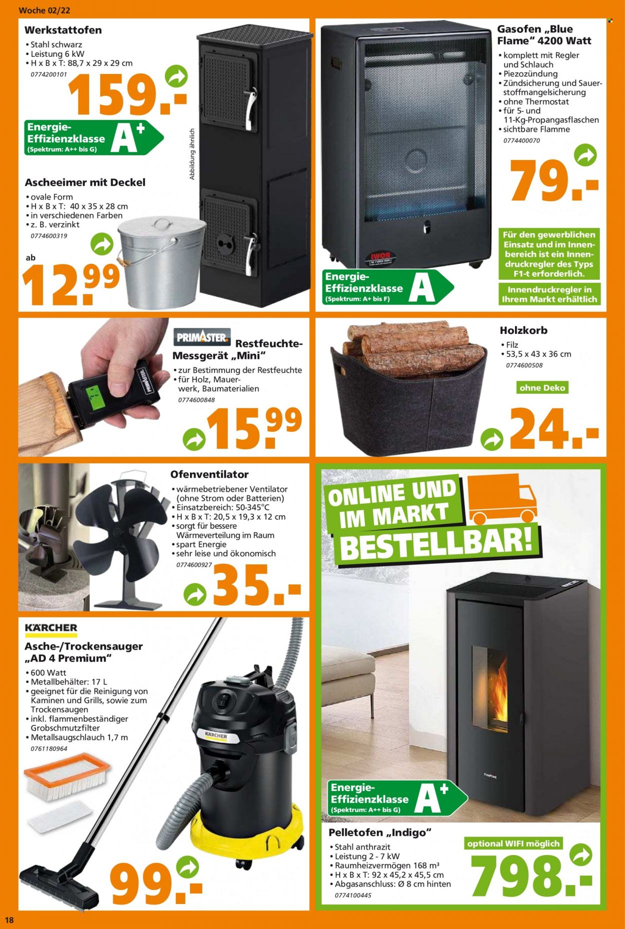 Globus Baumarkt Prospekte  - 10.01.2022 - 15.01.2022. Seite 18
