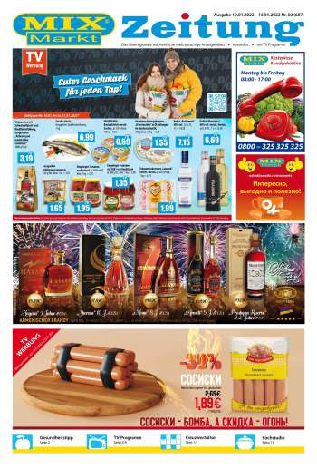 Prospekte Mix Markt - 10.01.2022 - 16.01.2022.