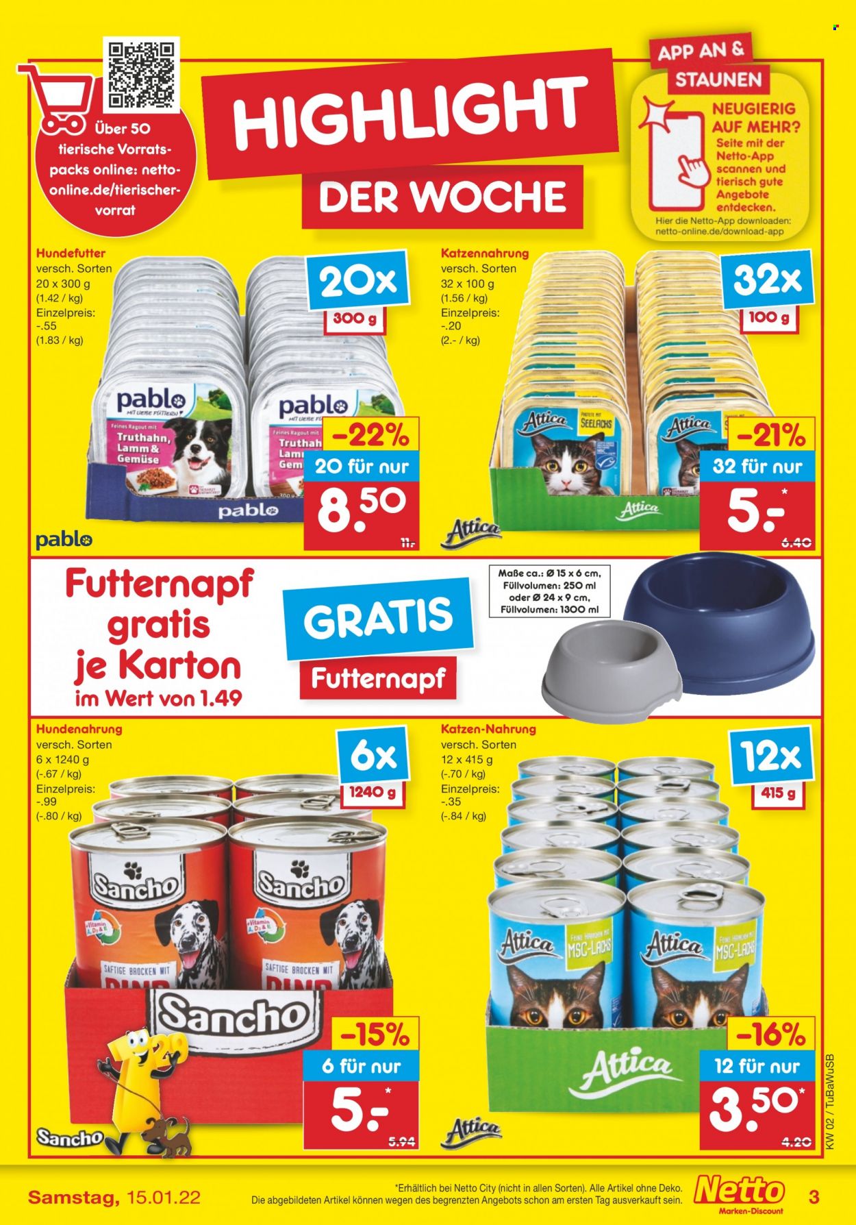 Netto Marken-Discount Prospekte  - 10.01.2022 - 15.01.2022. Seite 3
