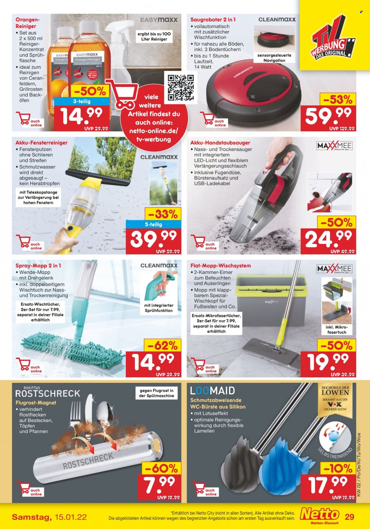 Netto Marken-Discount Prospekte  - 10.01.2022 - 15.01.2022. Seite 29