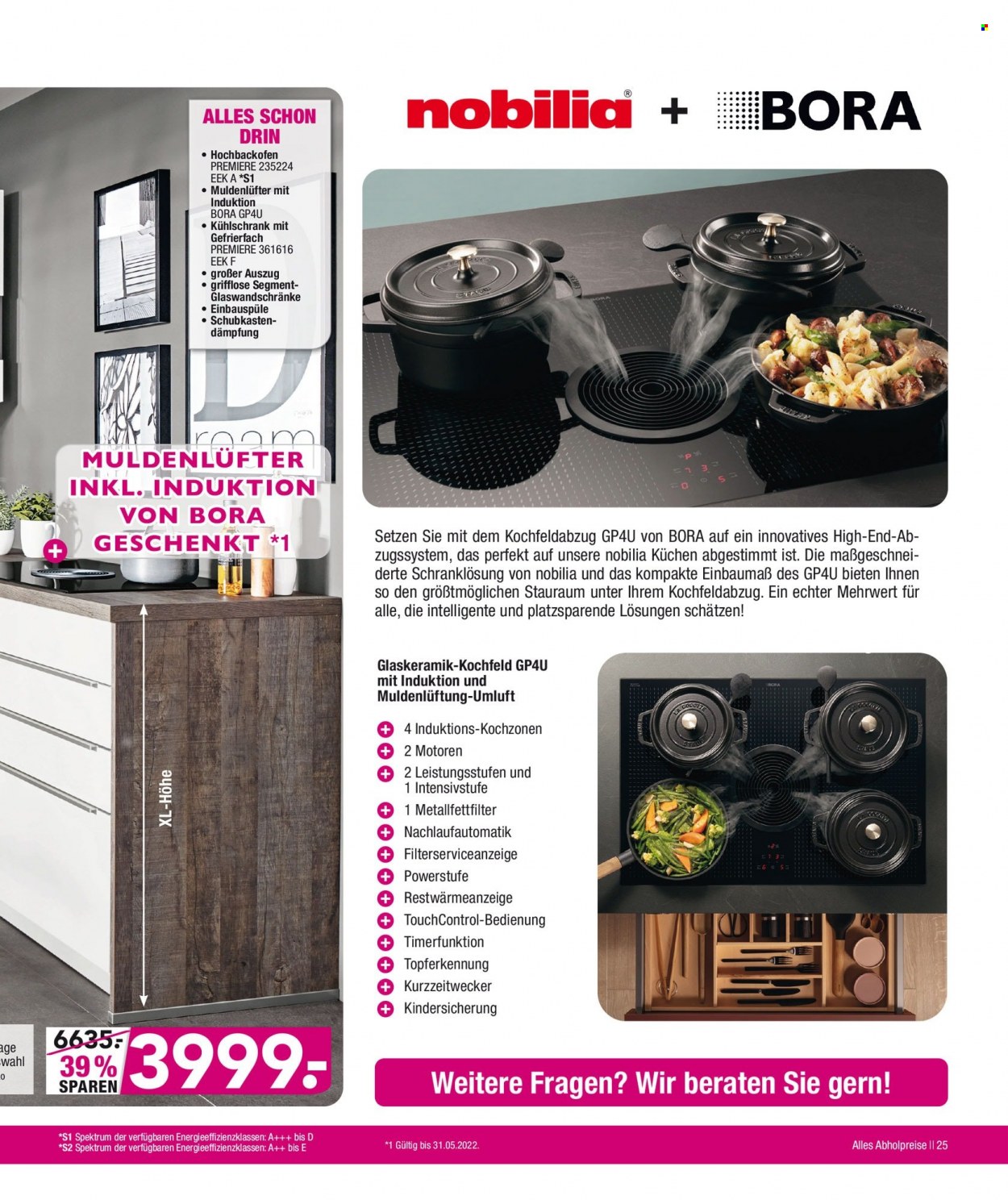 thumbnail - Prospekte SB Möbel Boss - 11.01.2022 - 31.05.2022 - Produkte in Aktion - Kühlschrank, Spektrum, Küchen. Seite 25.
