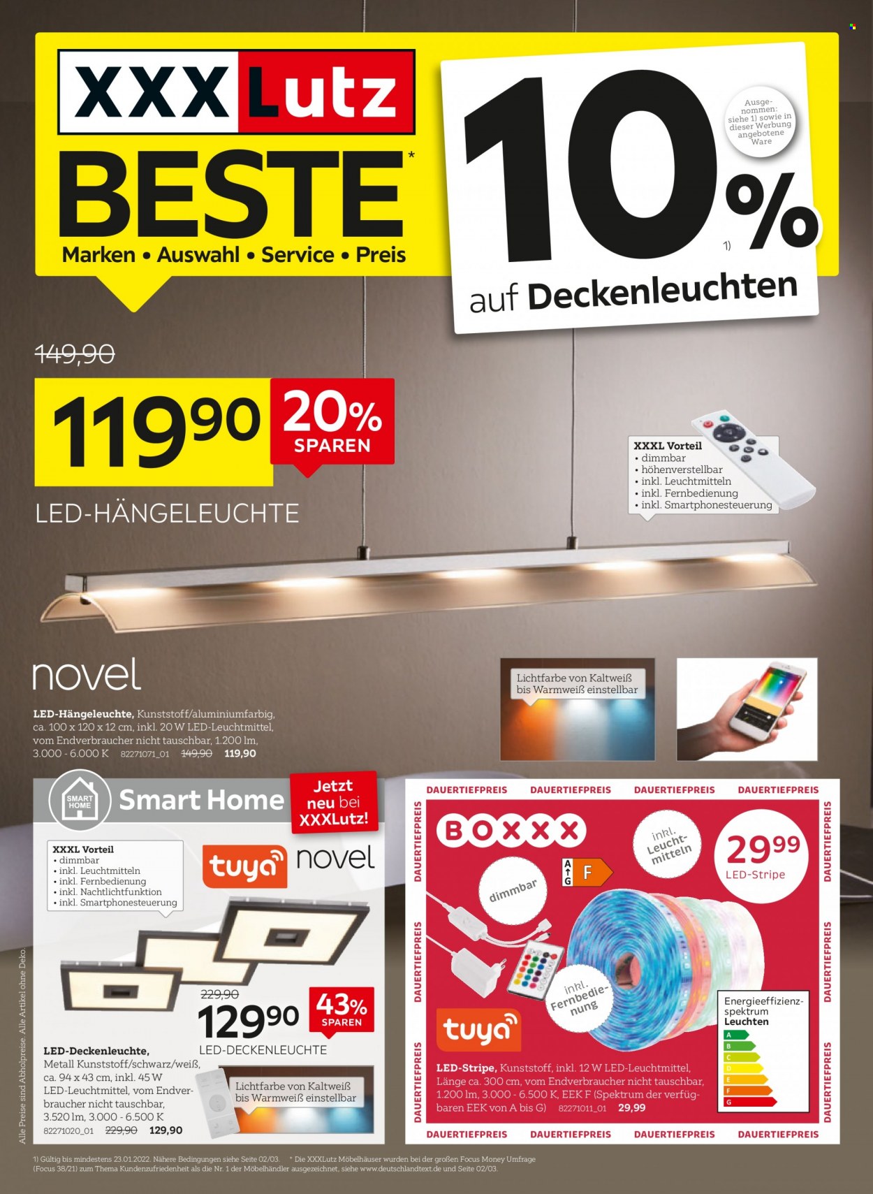 XXXLutz Prospekte  - 10.01.2022 - 23.01.2022. Seite 1