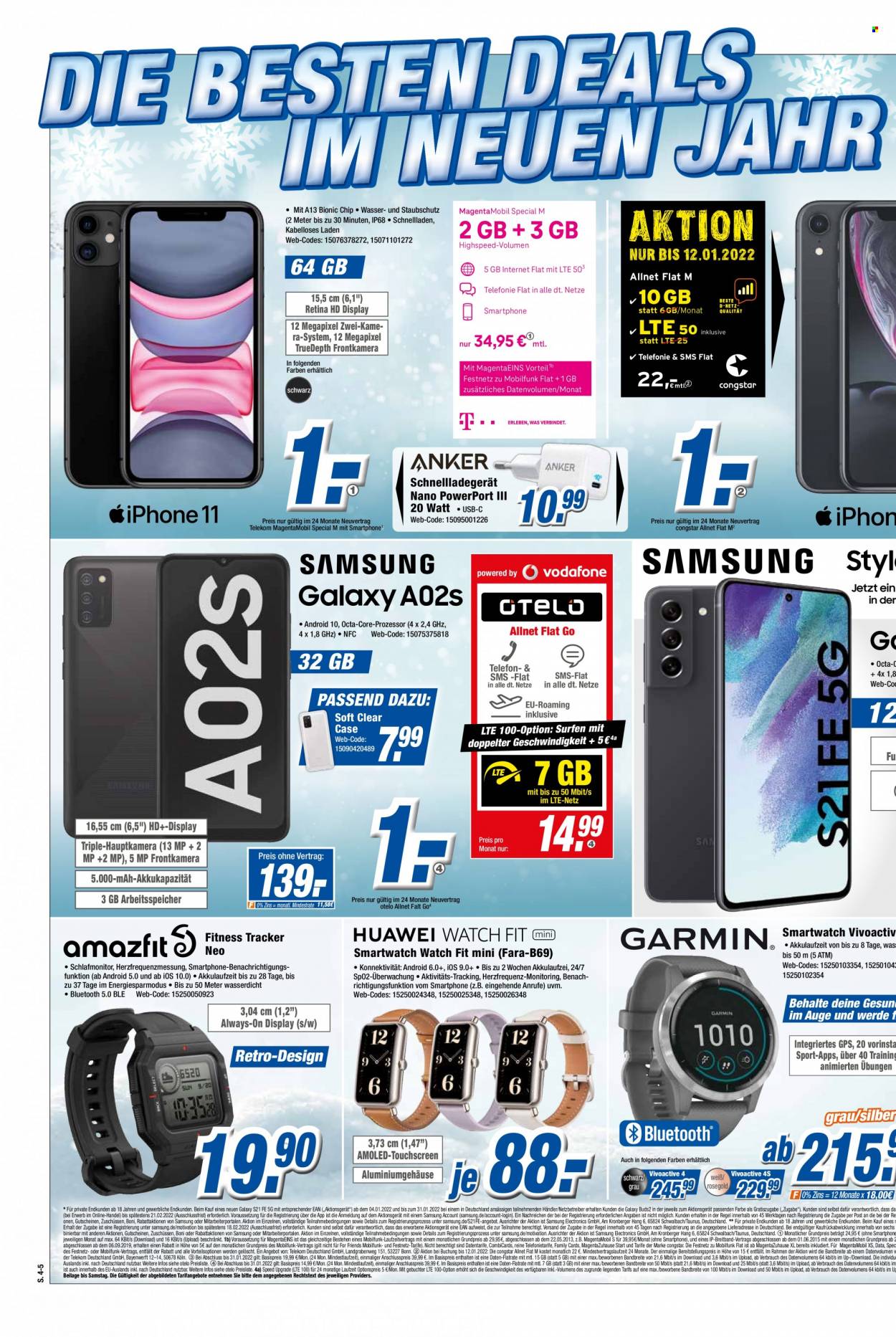 thumbnail - Prospekte Expert - 10.01.2022 - 16.01.2022 - Produkte in Aktion - Samsung, Smartwatch, Fitness-Tracker, GPS. Seite 4.