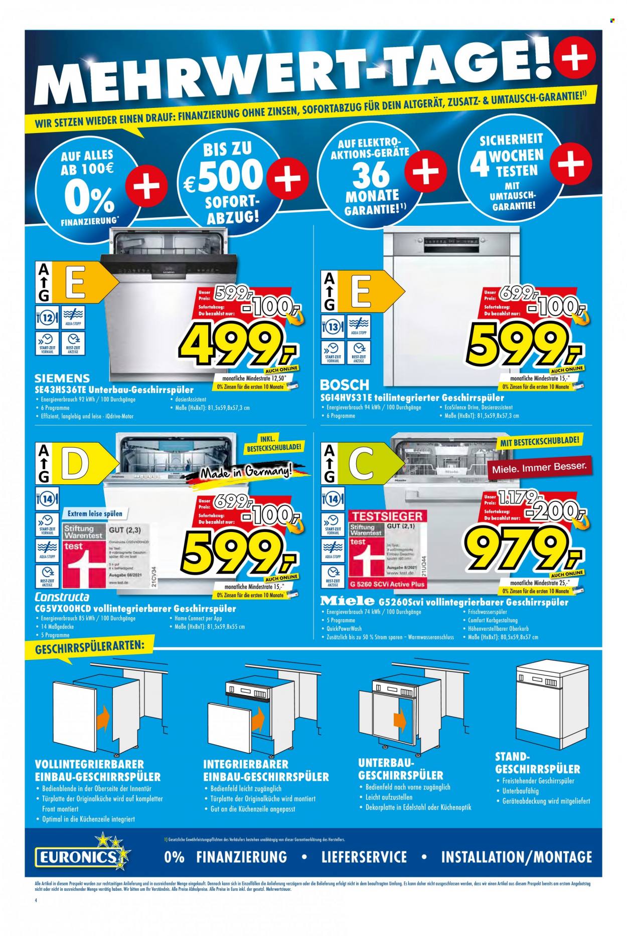 Euronics Prospekte  - 12.01.2022 - 18.01.2022. Seite 4
