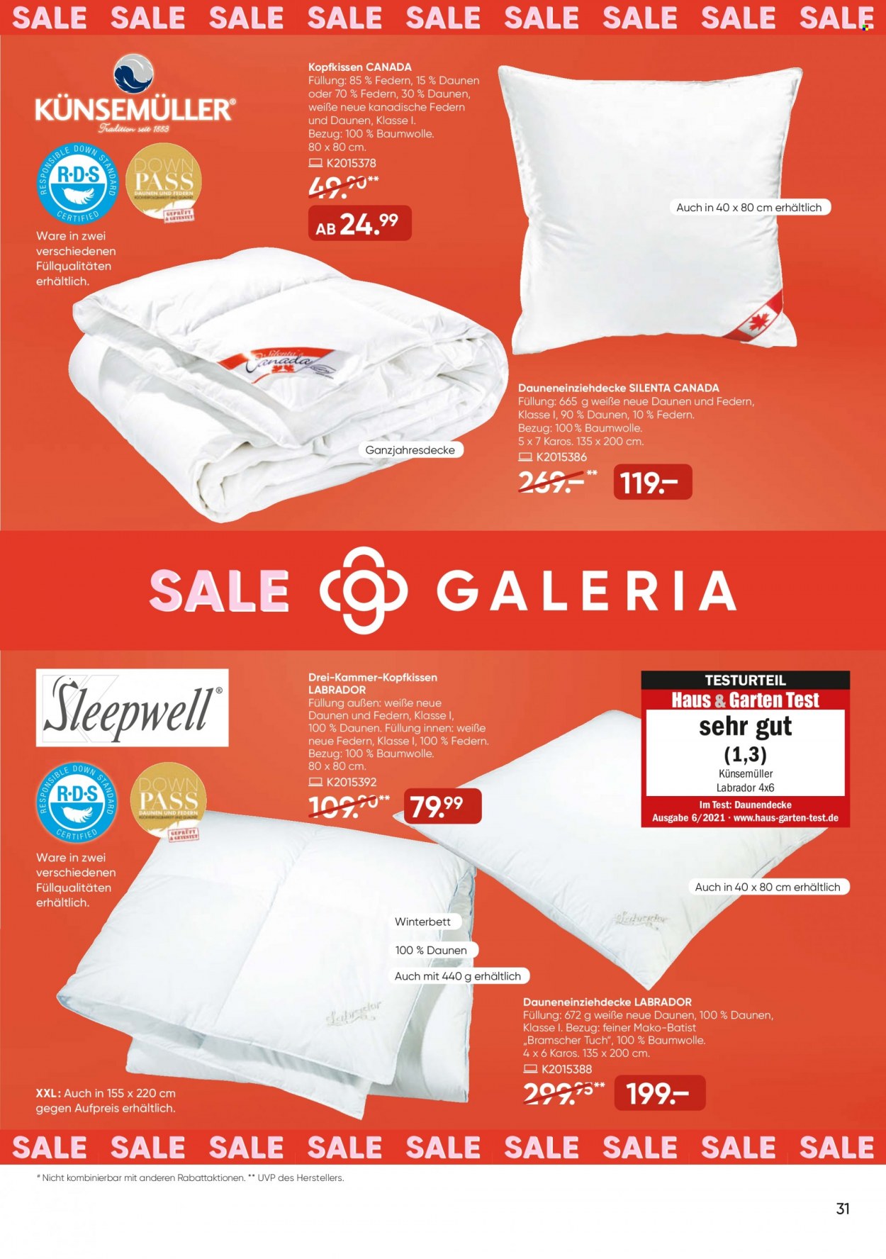 GALERIA Karstadt Kaufhof Prospekte  - 12.01.2022 - 18.01.2022. Seite 31
