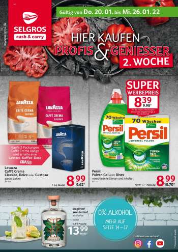 Prospekte Selgros - 20.01.2022 - 26.01.2022.
